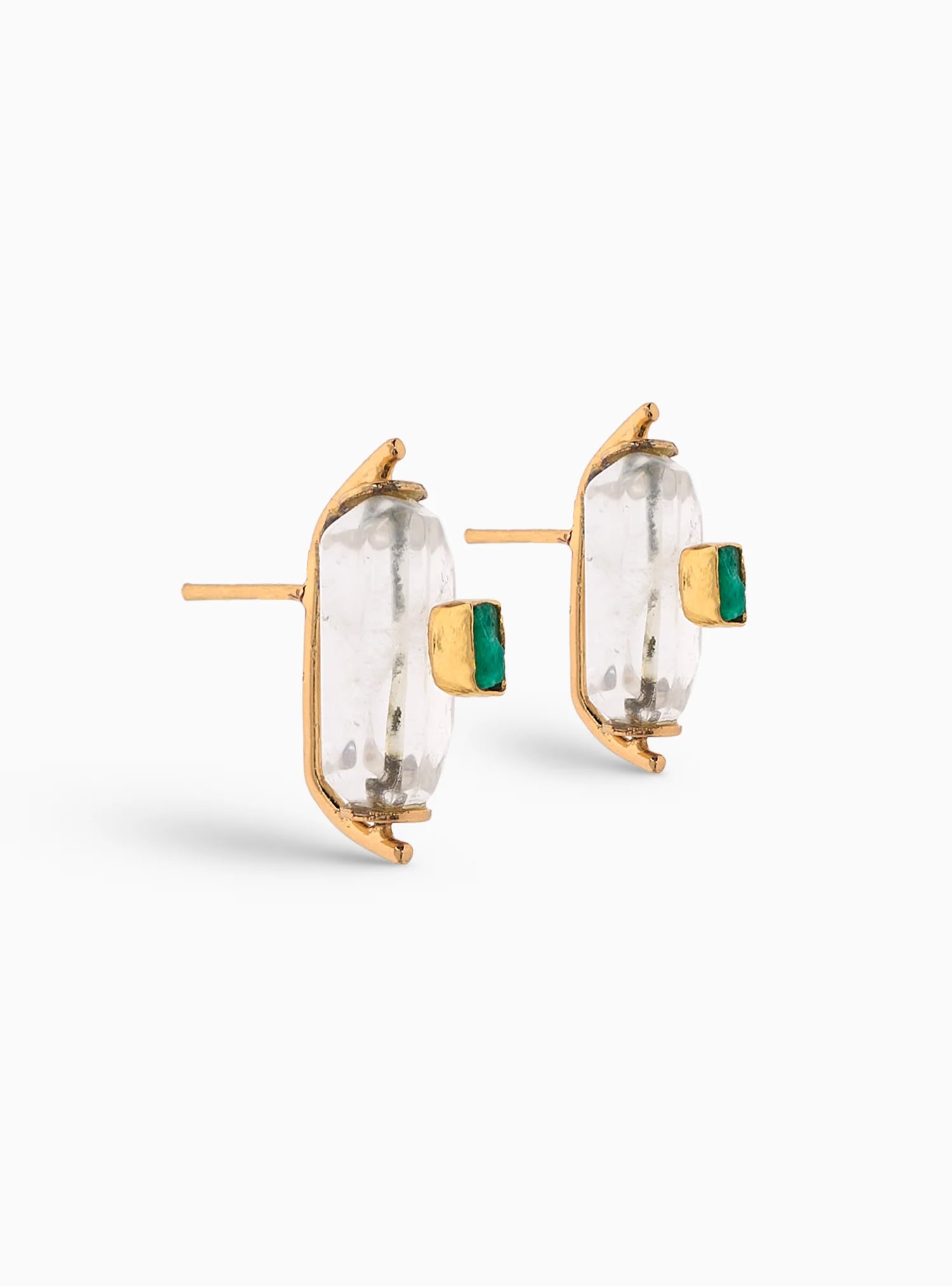 Veta Emerald Studs - imagen 1