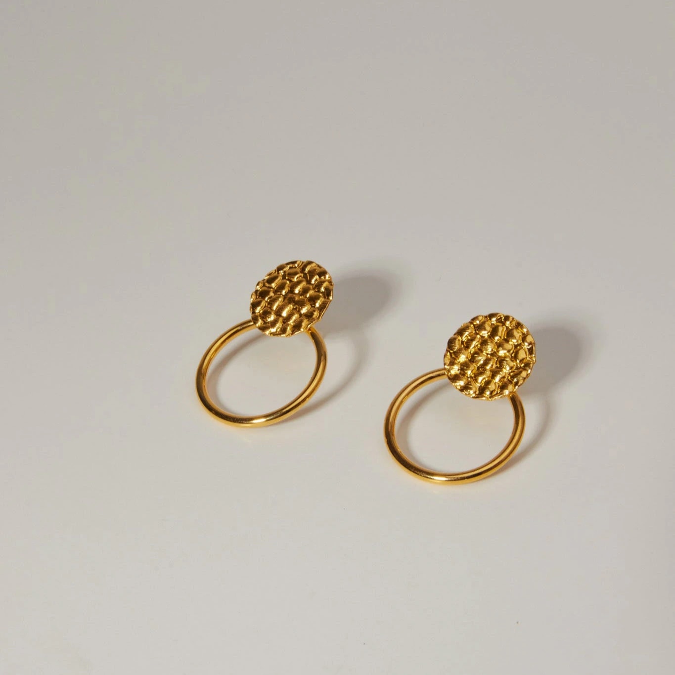 Circle Duo Studs - imagen 1