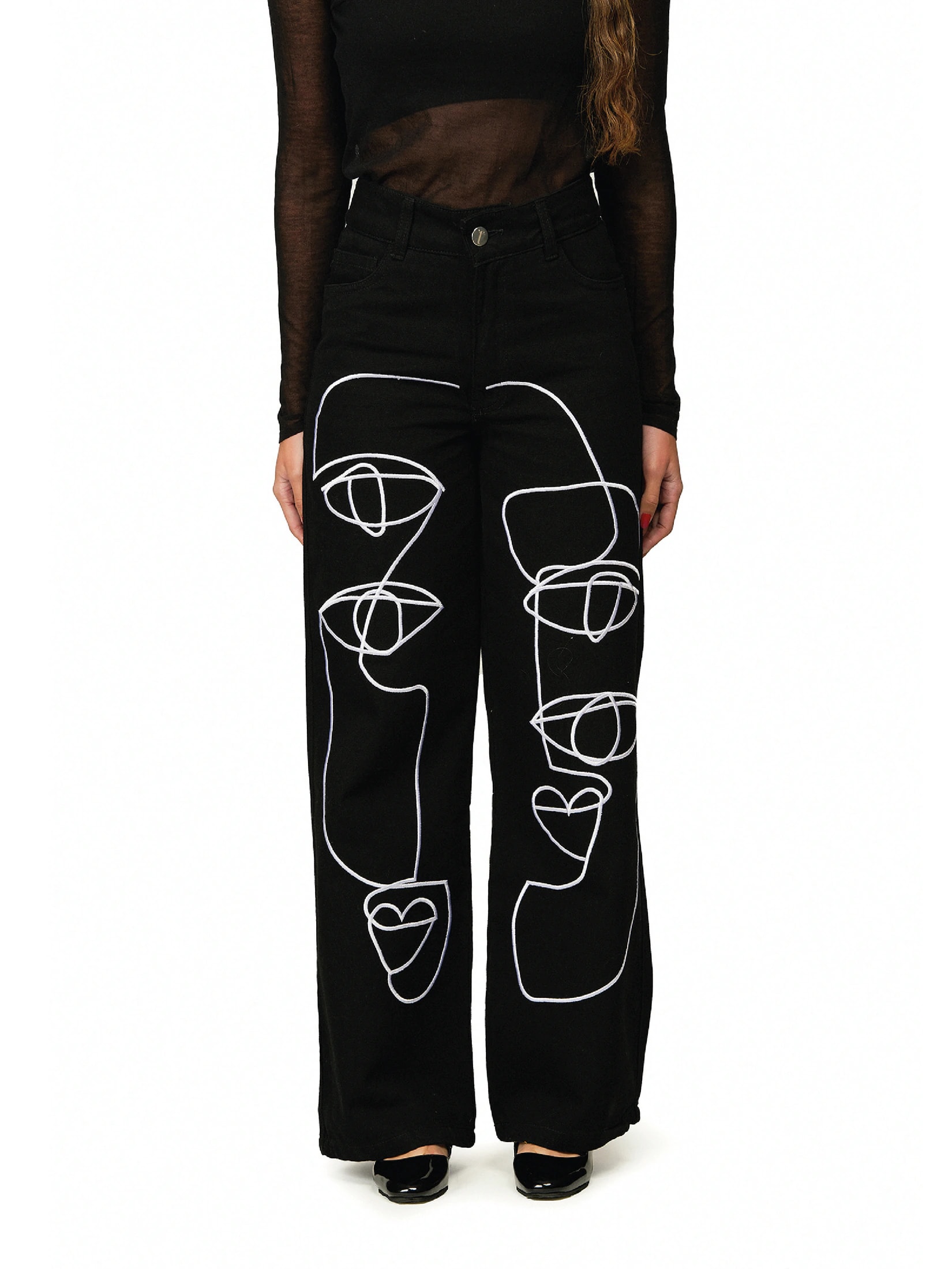 Pantalon Abrazo Negro - imagen 1