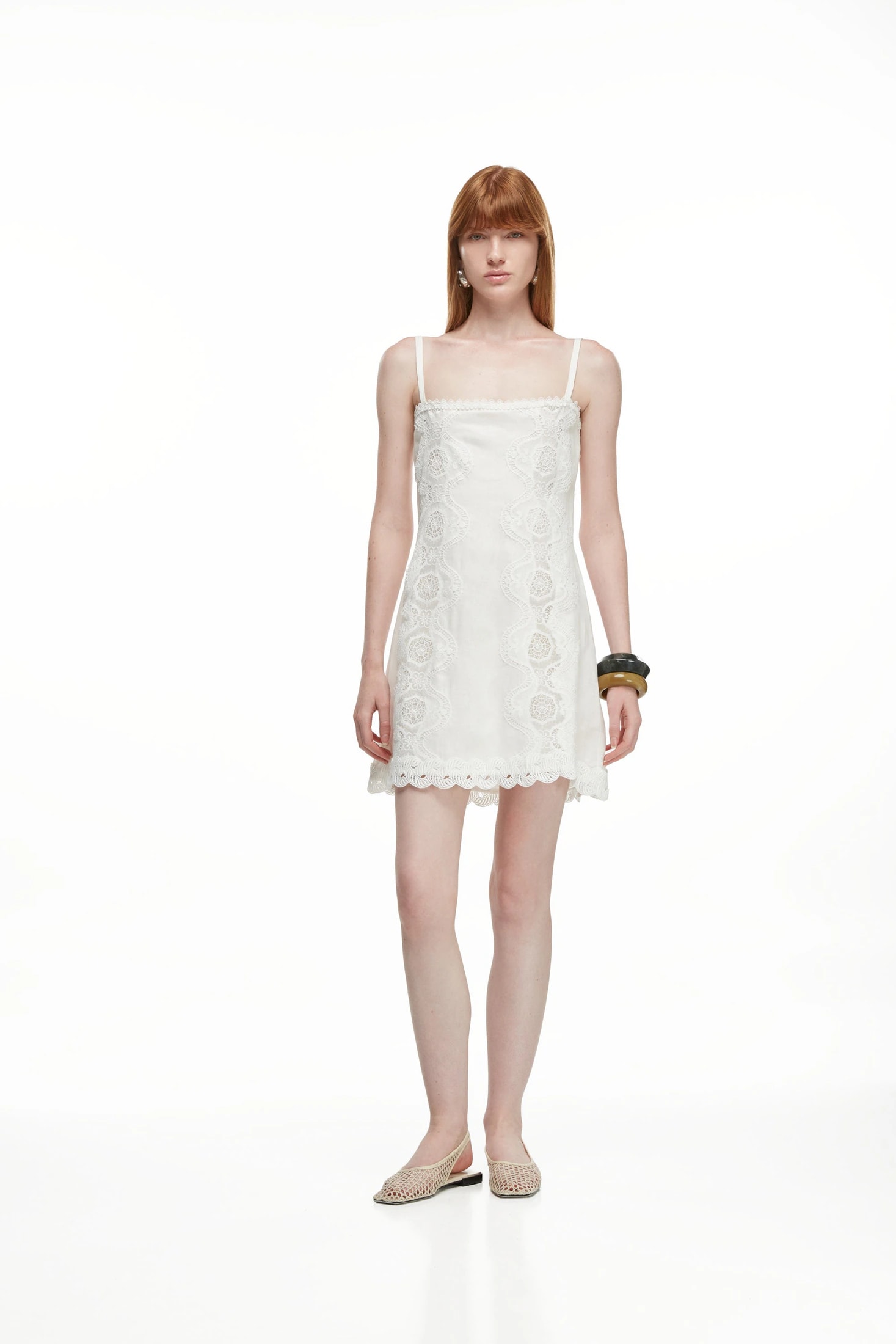 ROCIO MINI DRESS WHITE - imagen 1