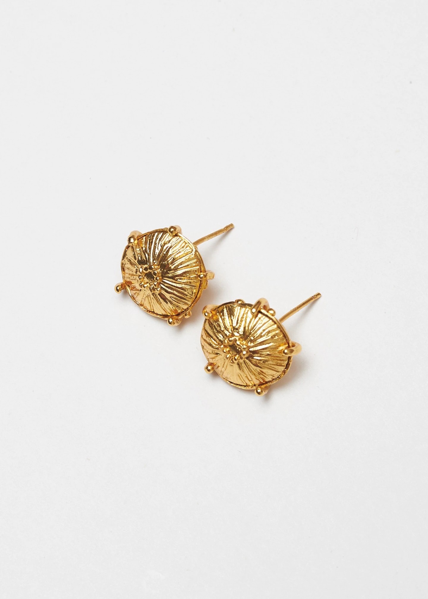 Aretes midi sombrerito dorado - imagen 1