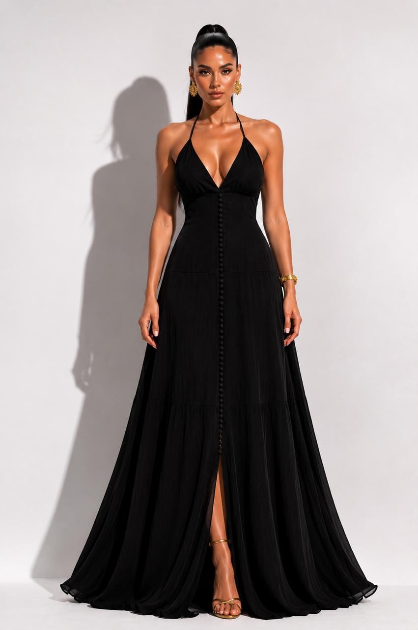 Vestido Heliconia Negro - imagen 1