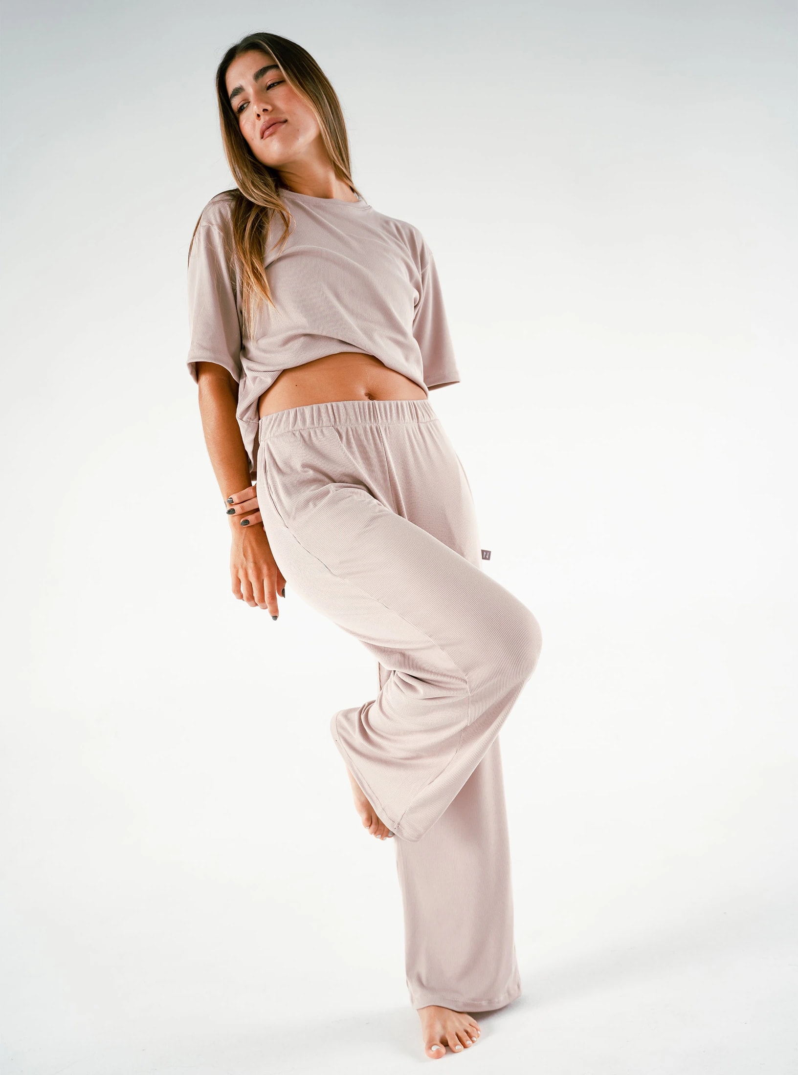 Cozy Rib Set - Latte - imagen 1