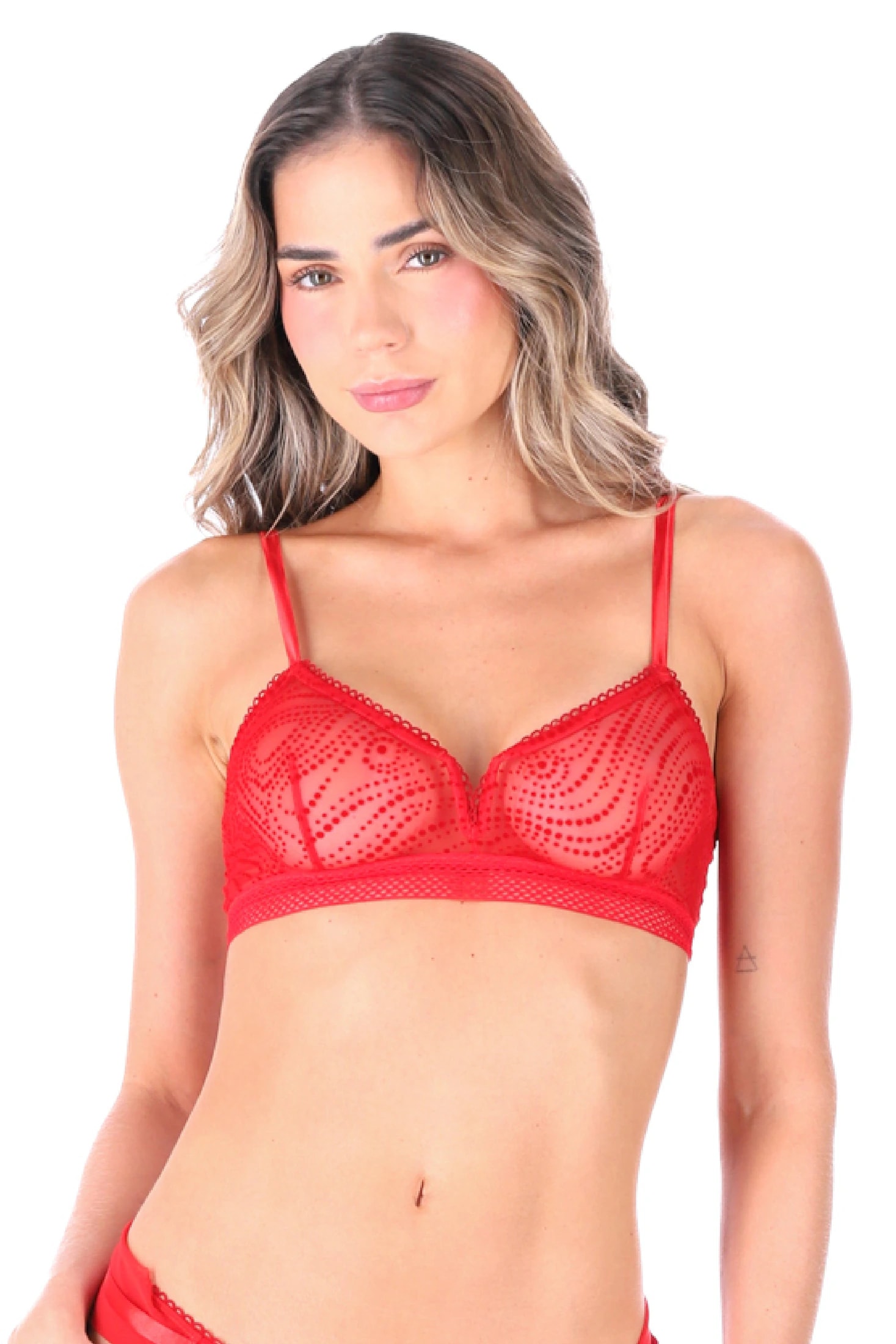 BRALETTE ELLIPSE ECOS ROJO - imagen 1