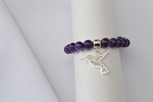 Pulsera Amatista dije Colibrí - imagen 1