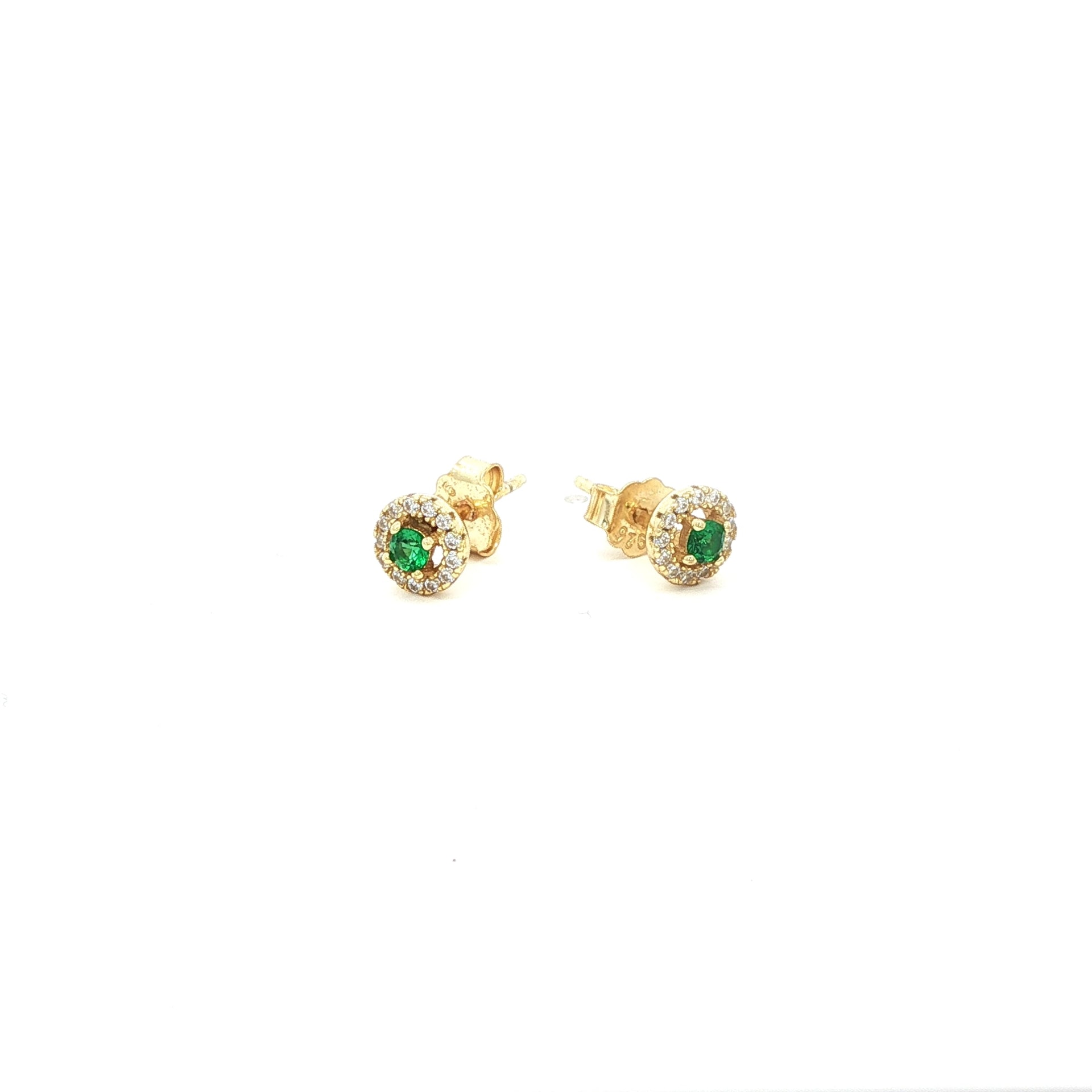 Mini Halo Studs Green - imagen 1