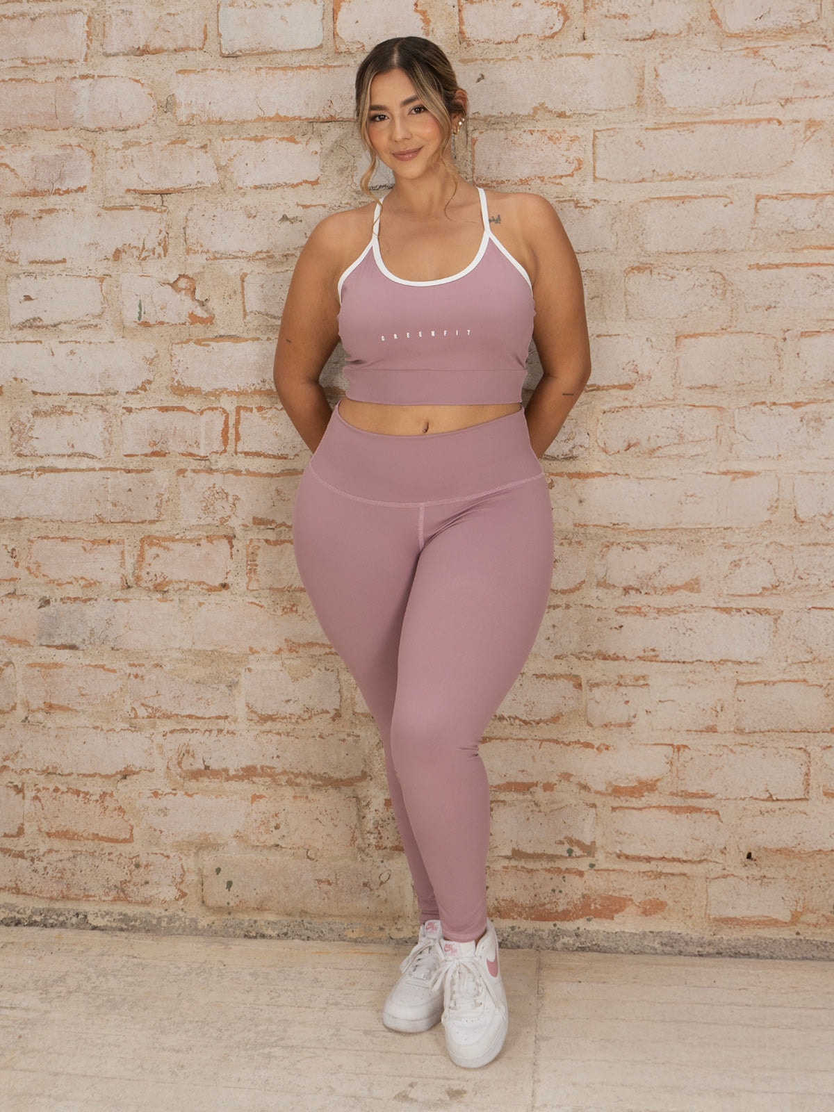 leggins set palmas nostalgia talla plus - imagen 1