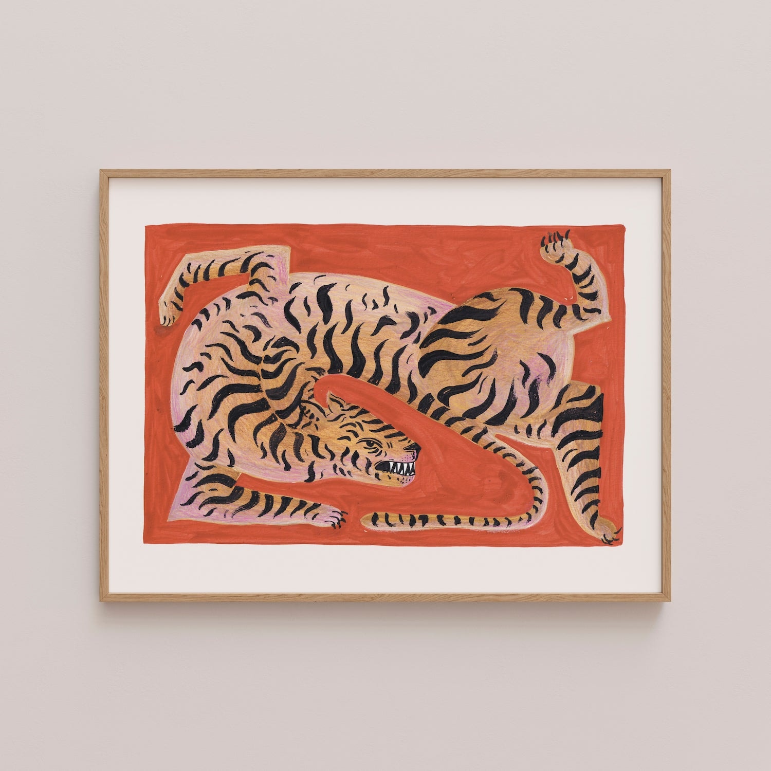 Tigre retorcido (41 x 28cm) - imagen 1