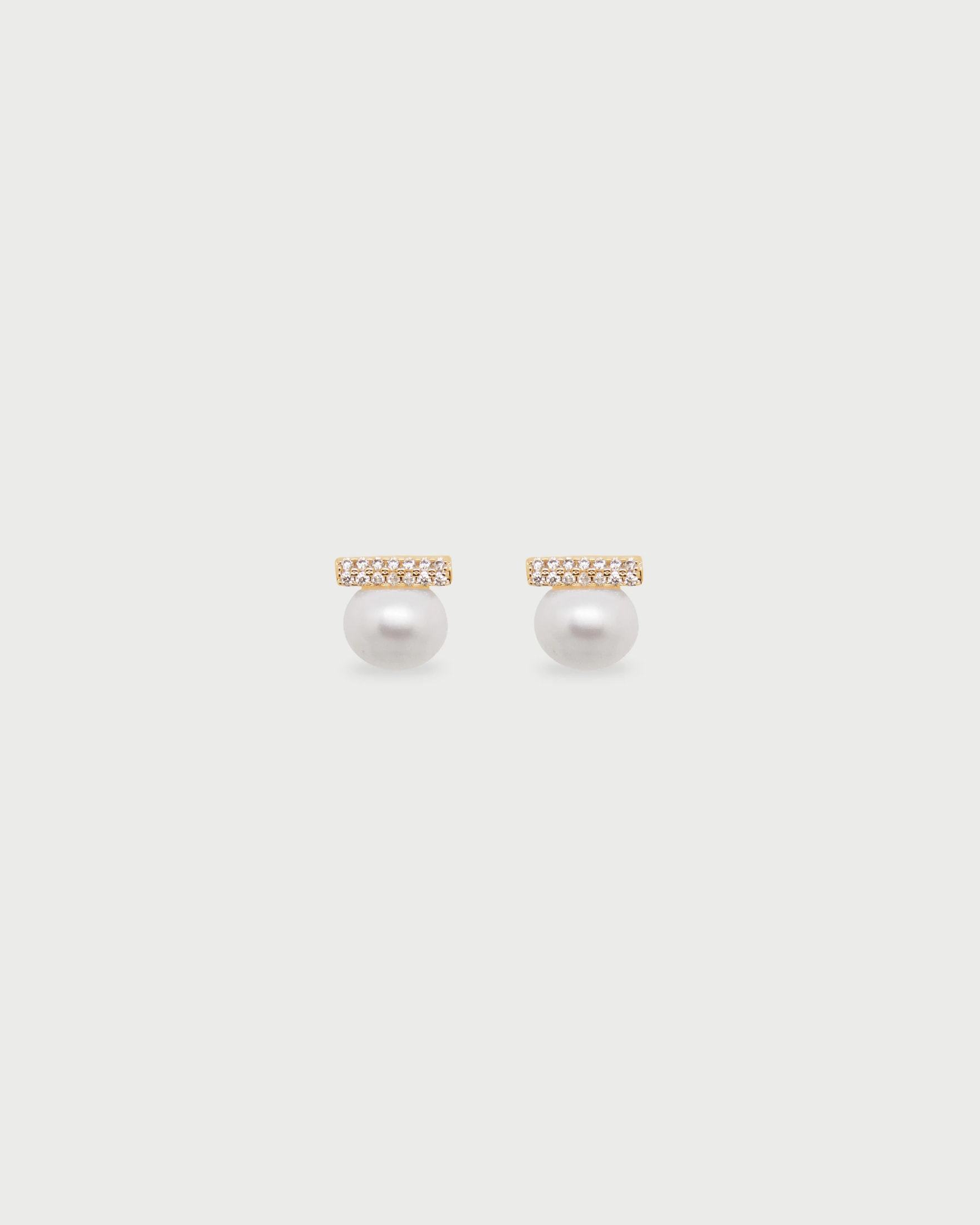 Aretes Perla y Cristales - imagen 1