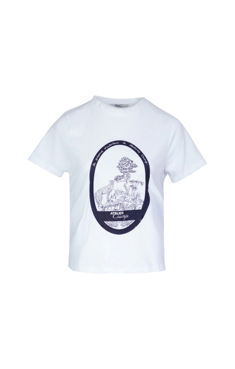 T-shirt safari azul - imagen 1