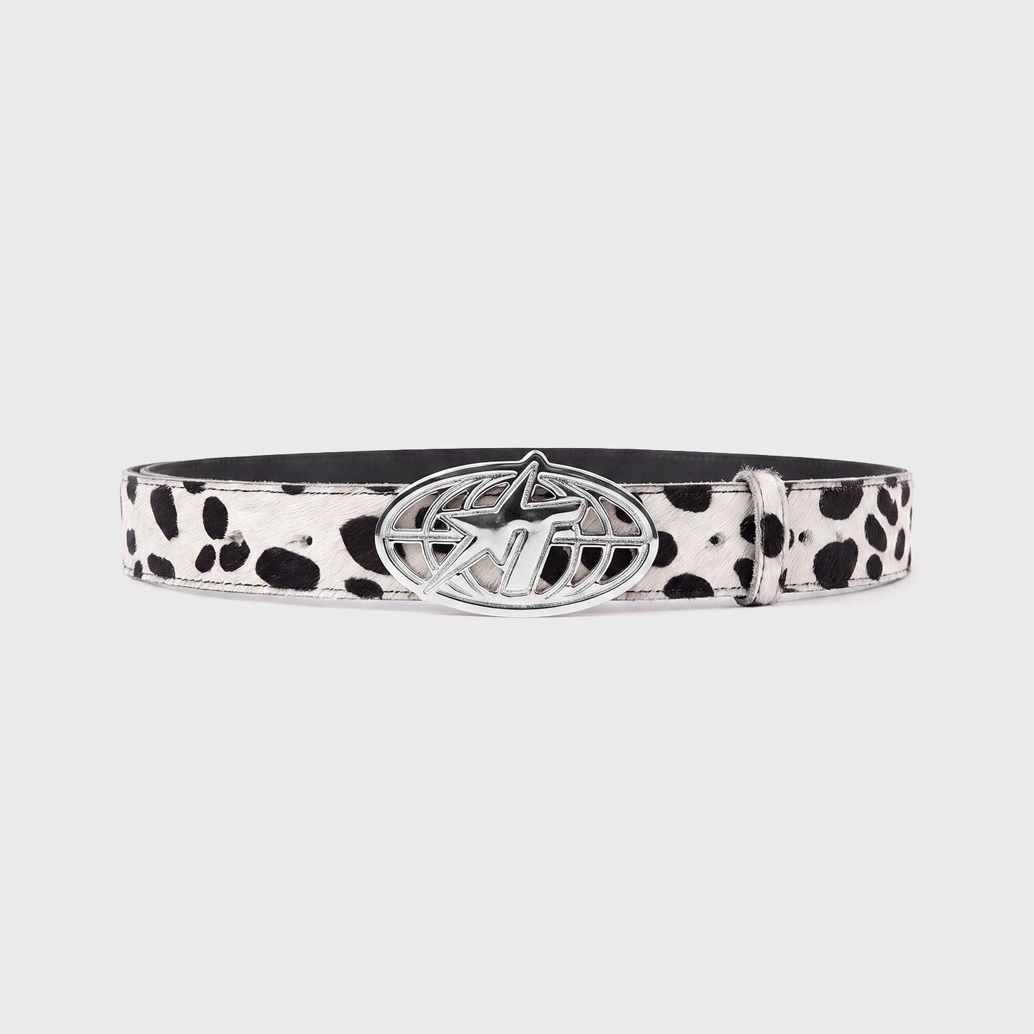 Cow Texture Belt - Black/White - imagen 1