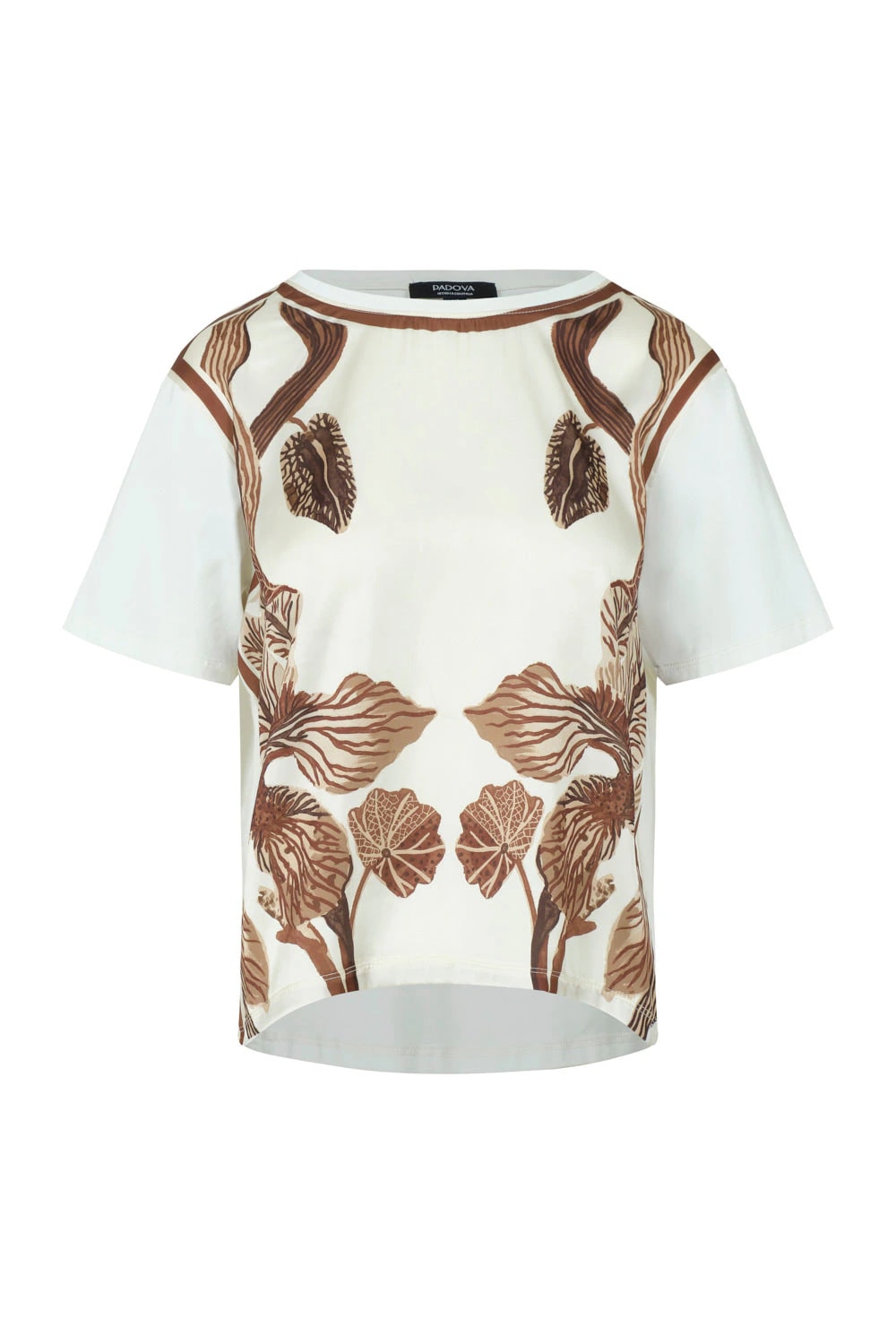 Camiseta lourdes ivory coffee - imagen 1