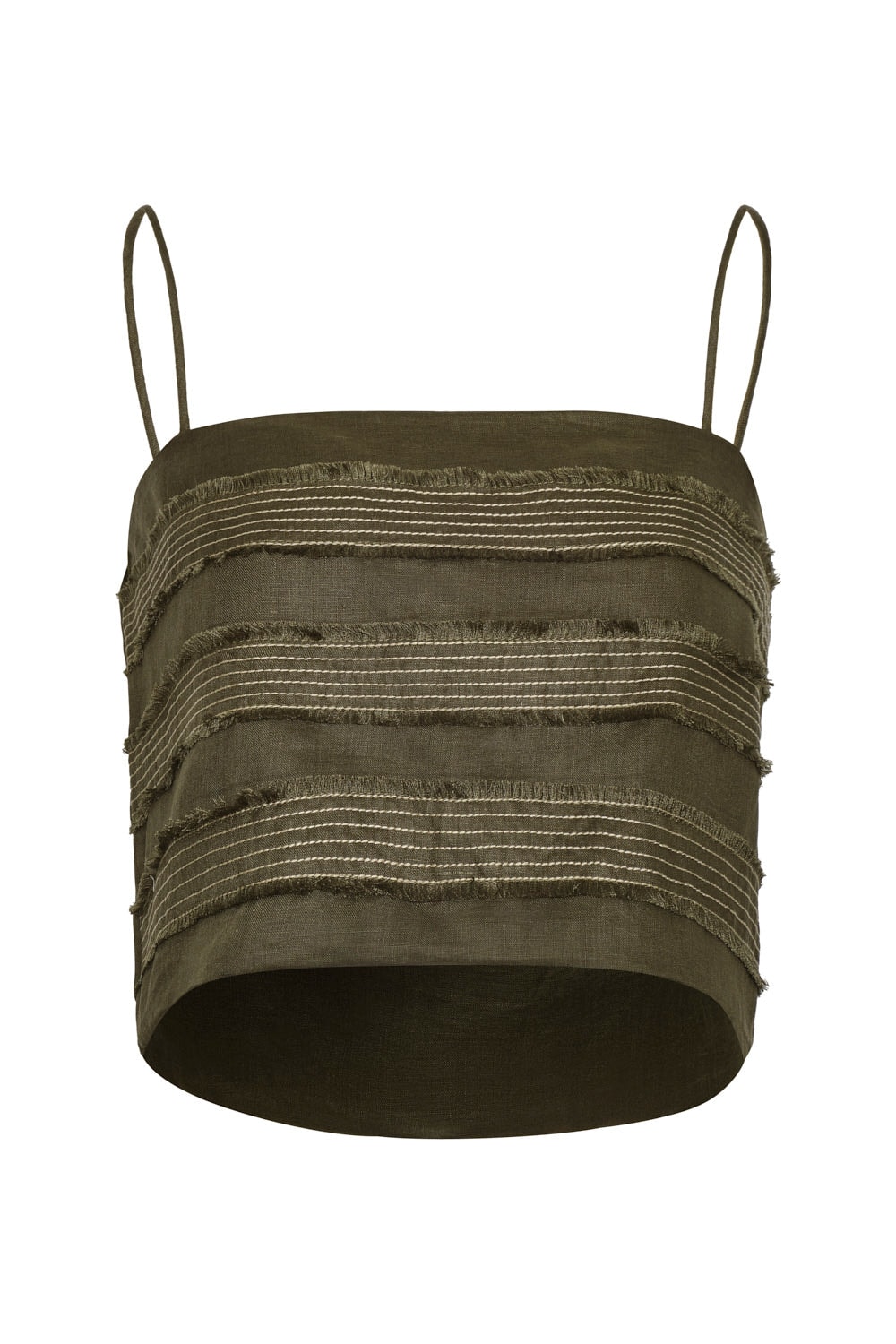 Crop top eter verde oliva - imagen 1
