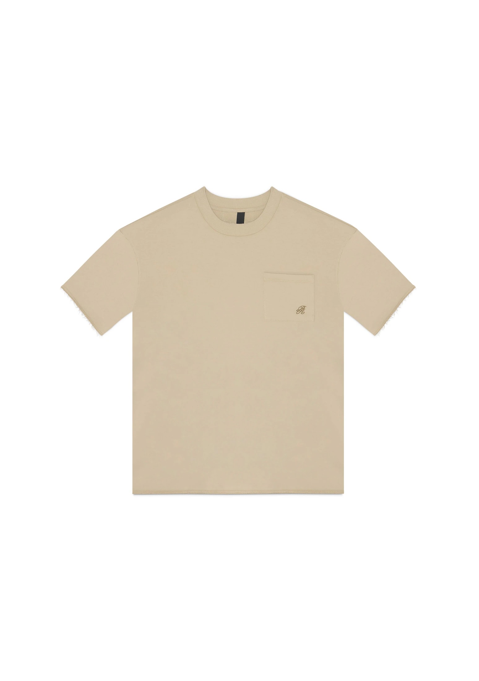Rustic taupe pocket t-shirt - imagen 1