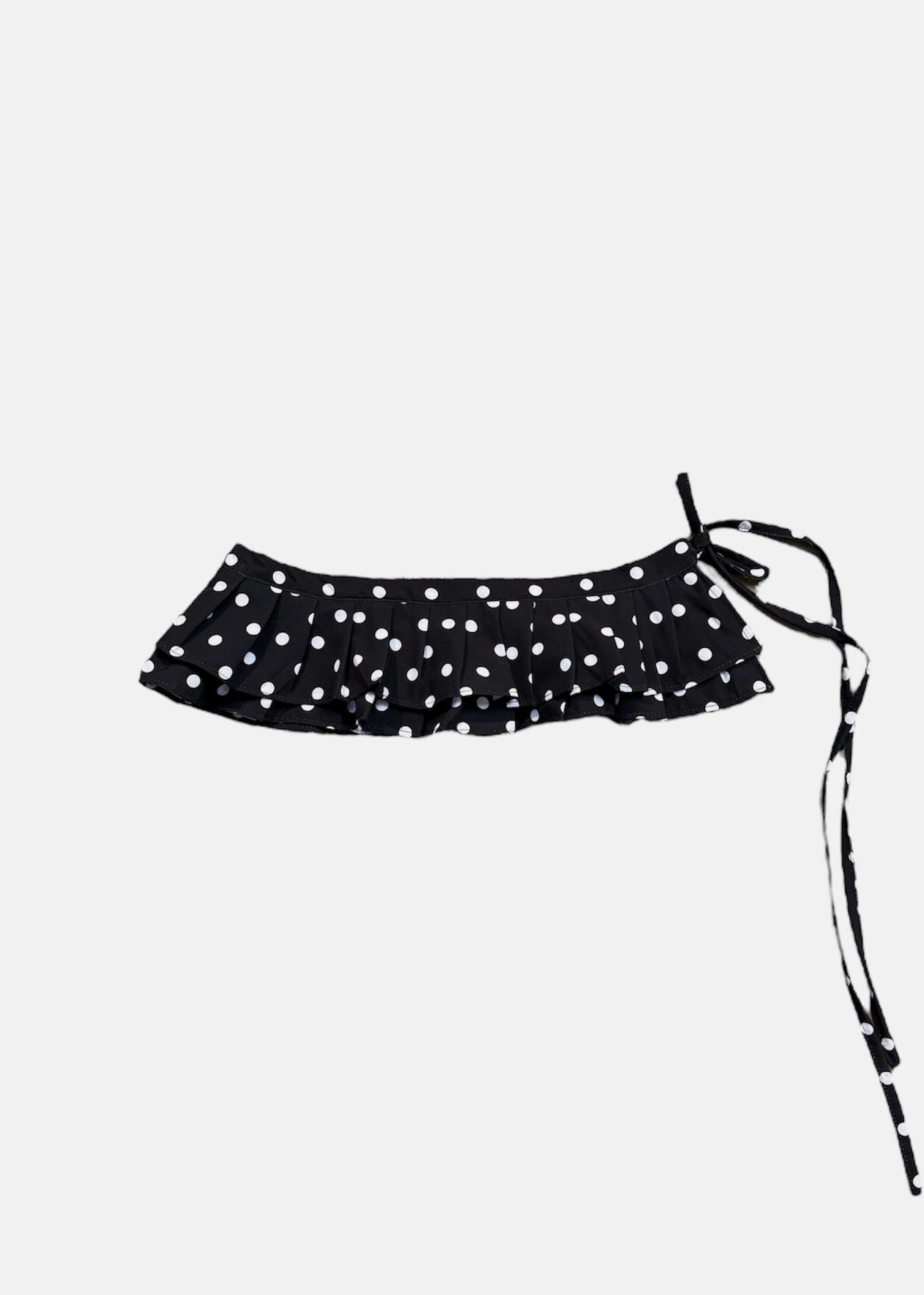 CINTURON FALDA POLKA DOTS NEGRA - imagen 1