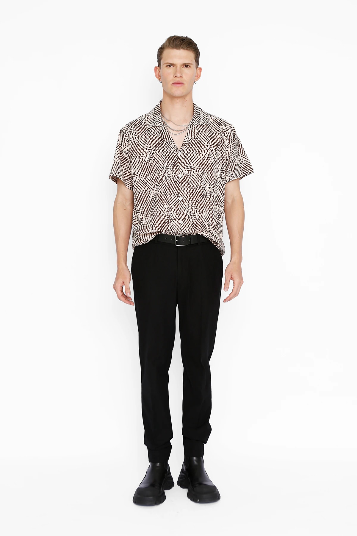 Camp Shirt in Geoprint - imagen 1