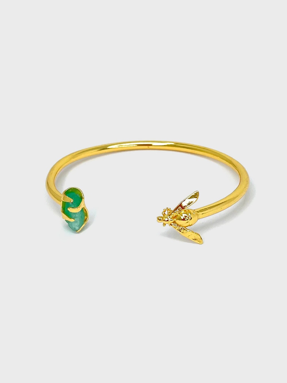 Pulsera hilo hormiga y esmeralda - imagen 1