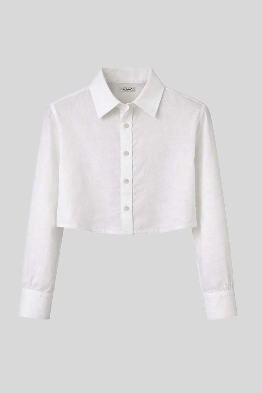 Women's shirt linen baku white - imagen 1