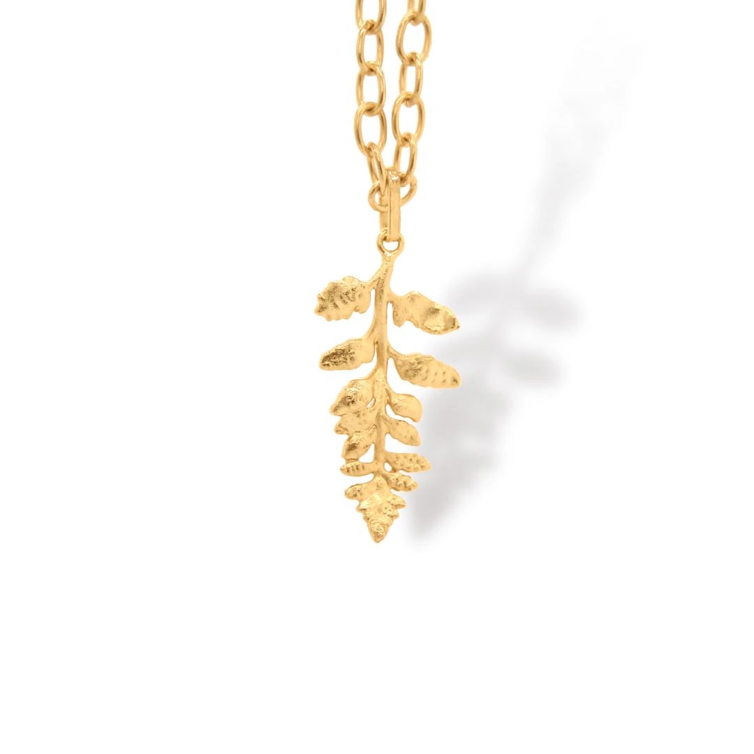 Cadena con helecho grande - imagen 1