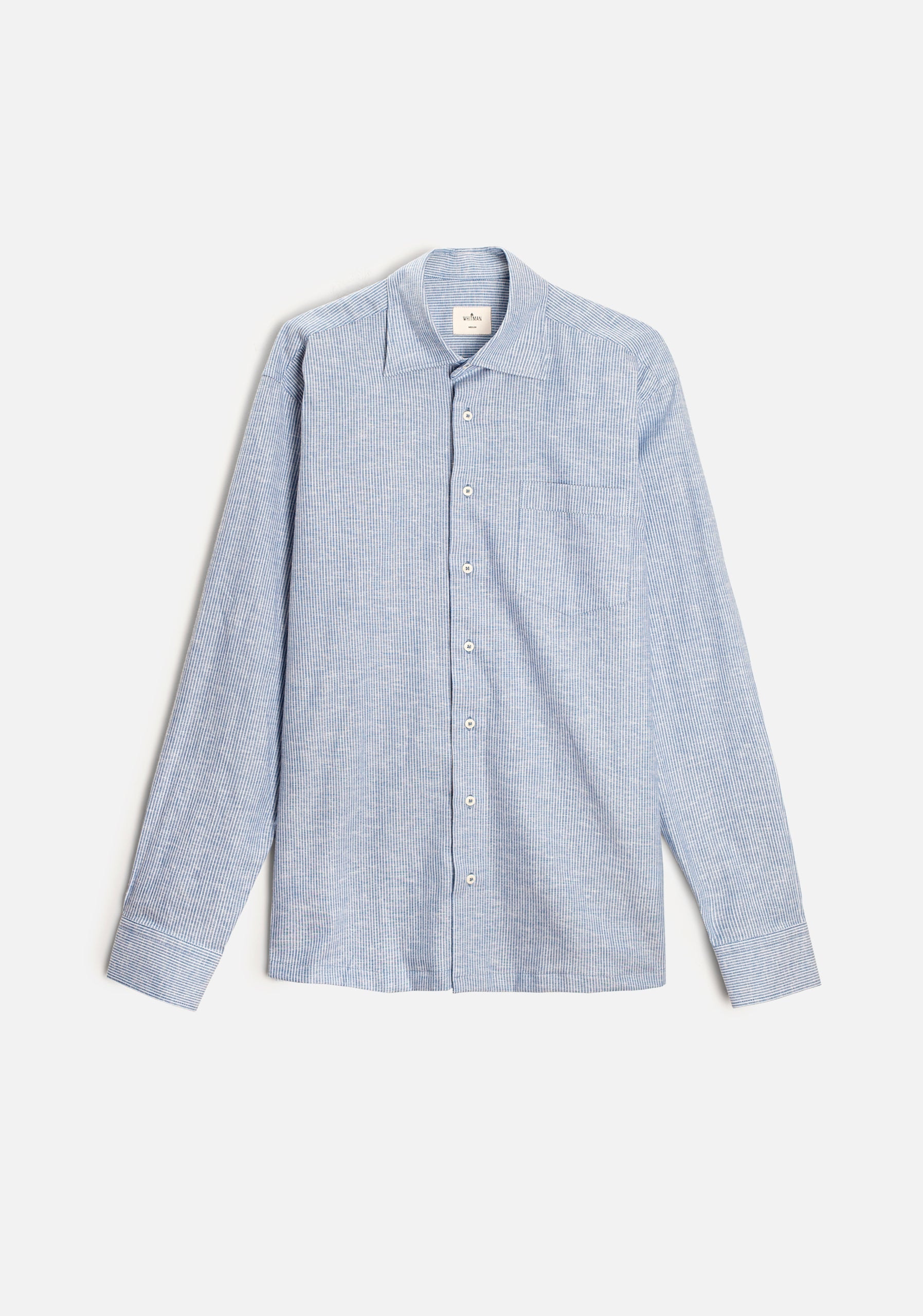 Camisa H CI Jamaica Rayas Delg Azul Medio - imagen 1