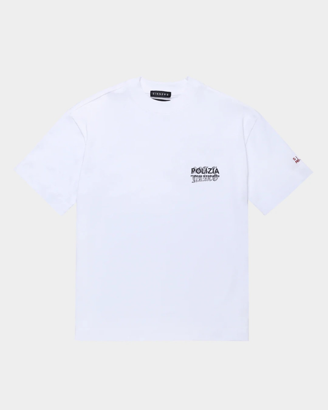 POLIZIA WHITE T-SHIRT - imagen 1