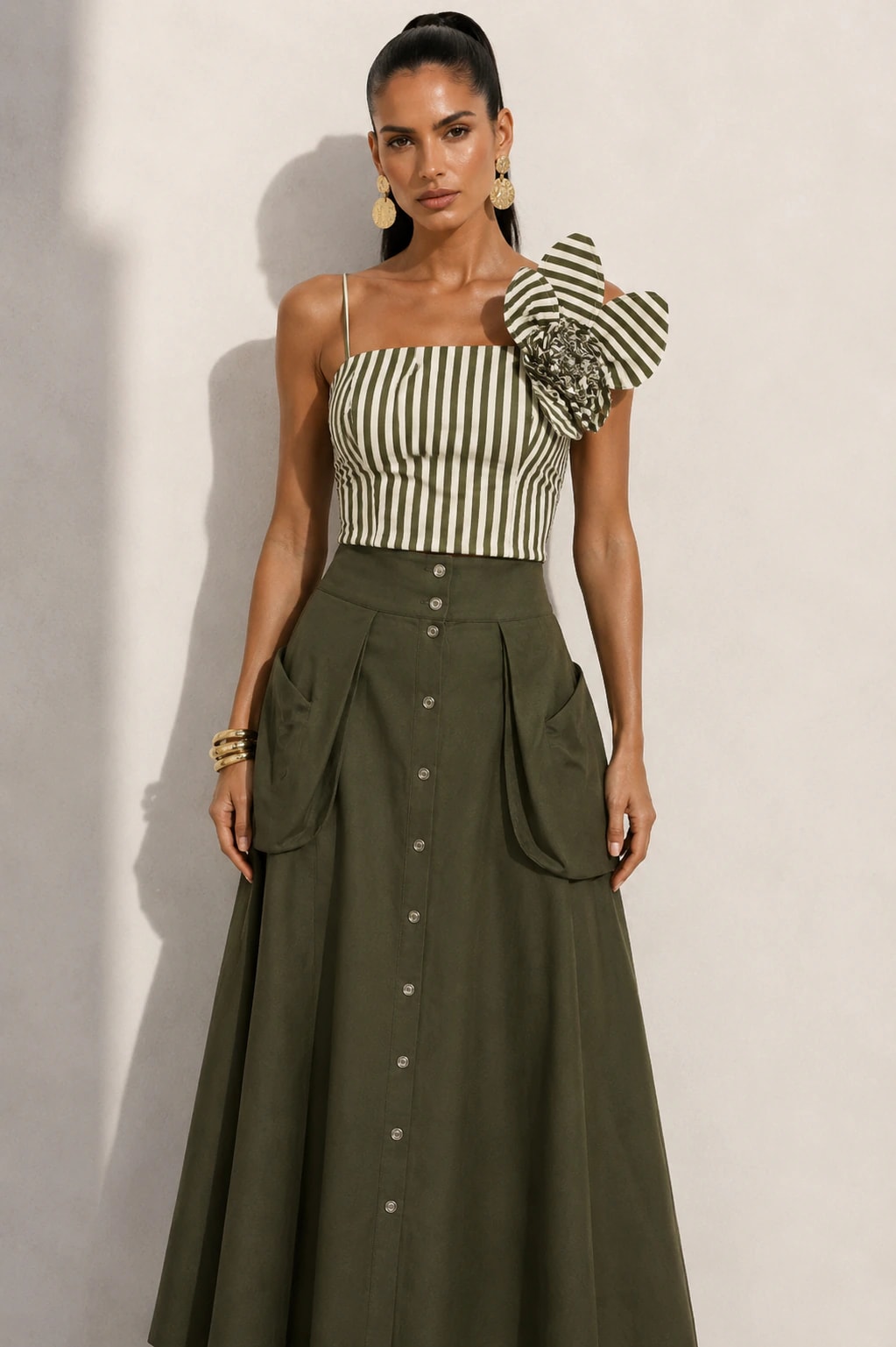 Top Berlim Rayas verdes - imagen 1