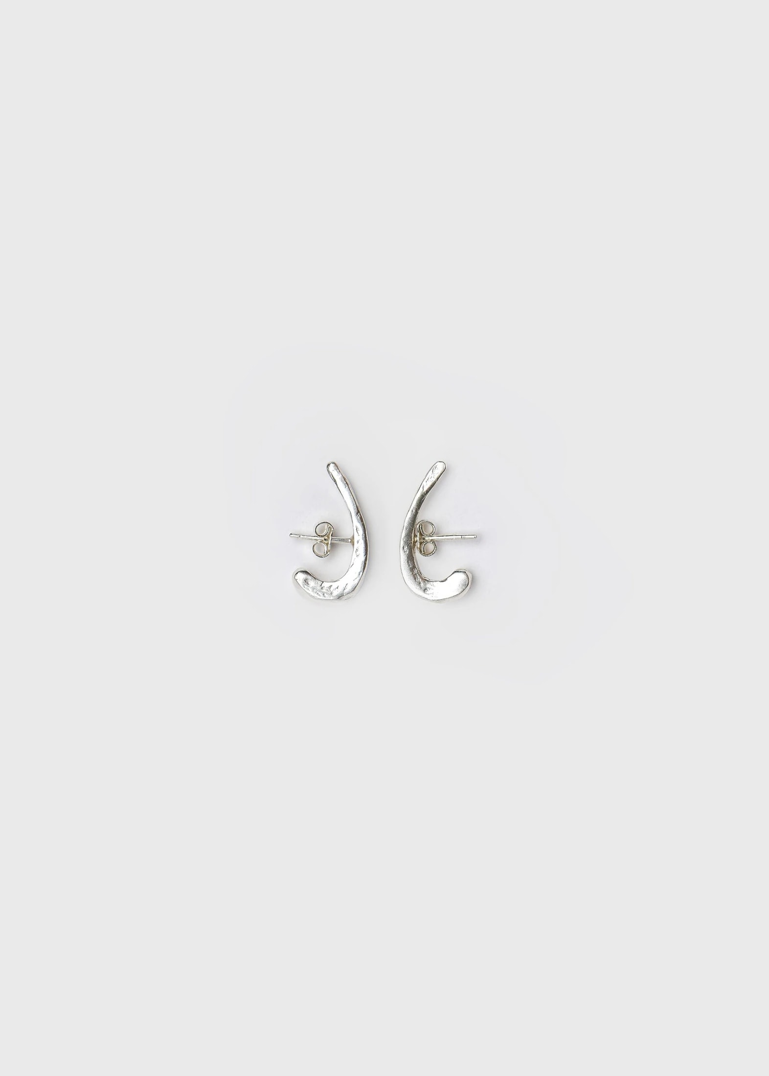 Aretes Tail Mini Plata - imagen 1