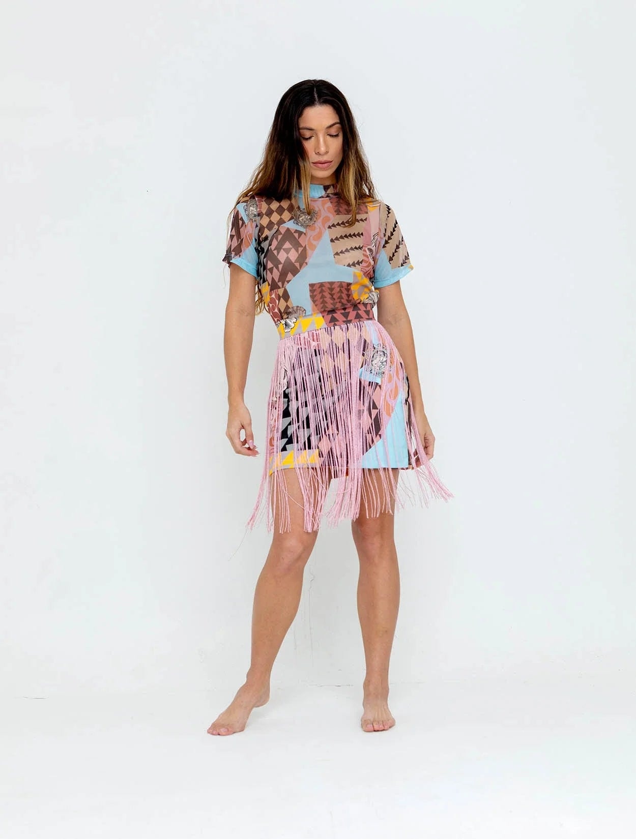 FALDA DE FLECOS PERSEFONE - imagen 1