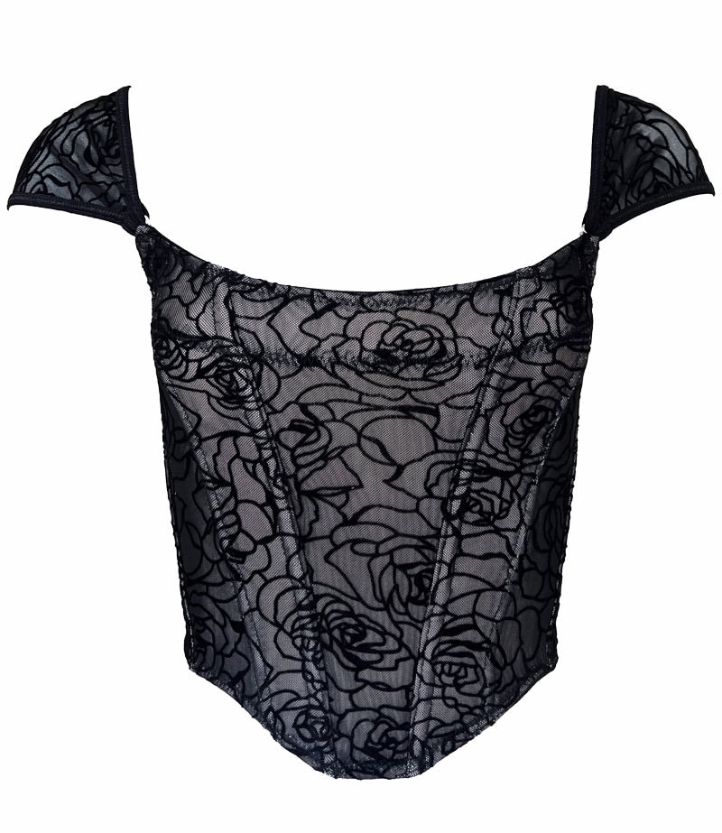 CORSET REVERIE NEGRO - imagen 1