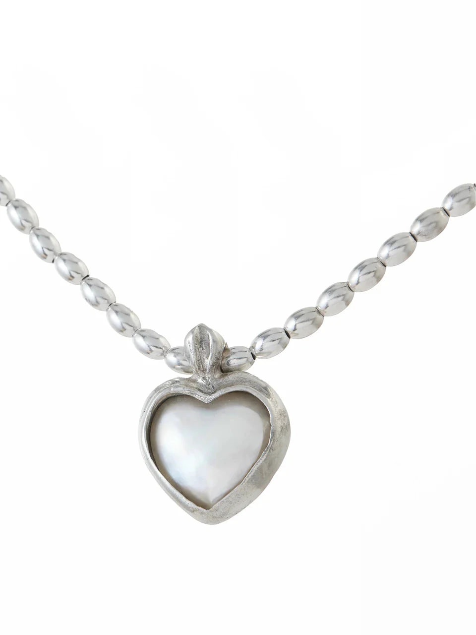 PEARL HEART NECKLACE - imagen 1