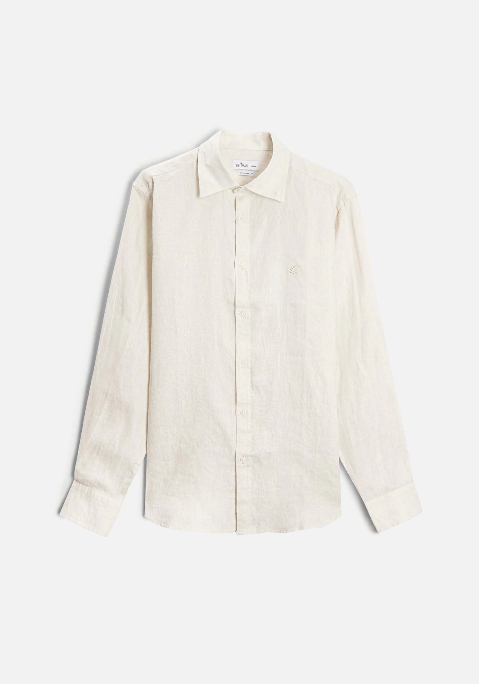 Camisa H CBD Lino L-Atn Marfil - imagen 1