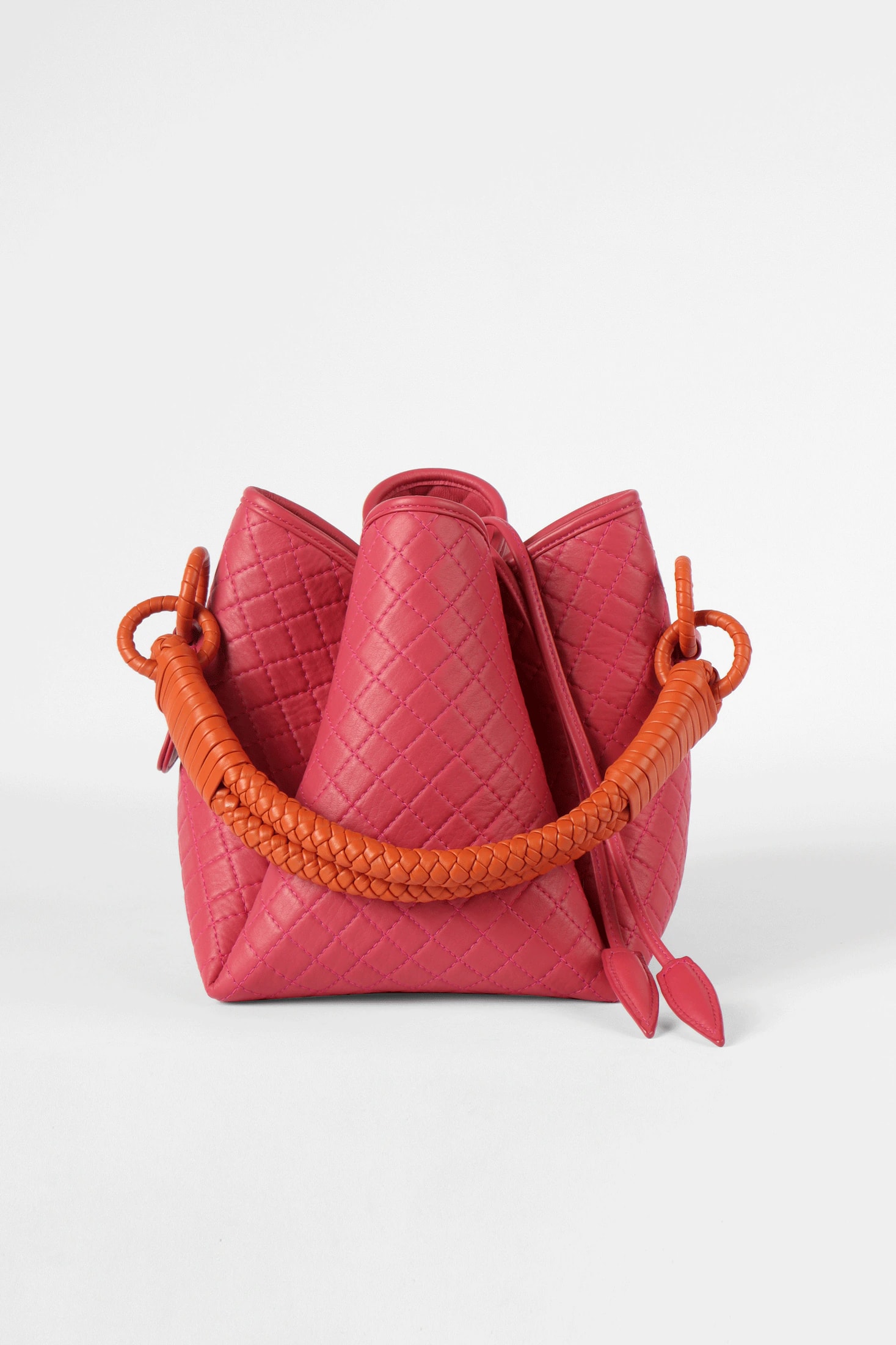 Tulip Bucket Bag, Pink & Orange - imagen 1