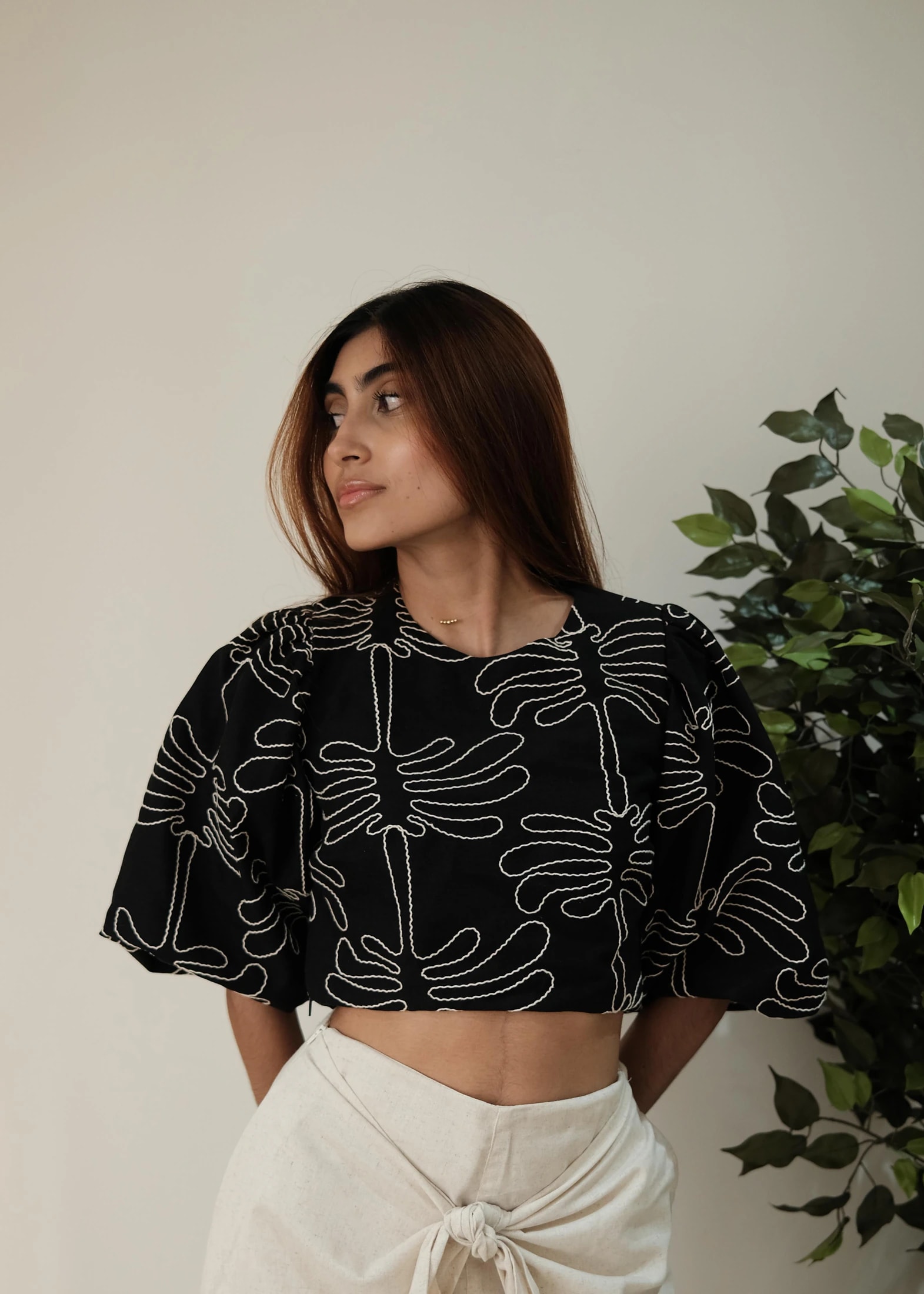 Blusa Palmeras Muestra - imagen 1