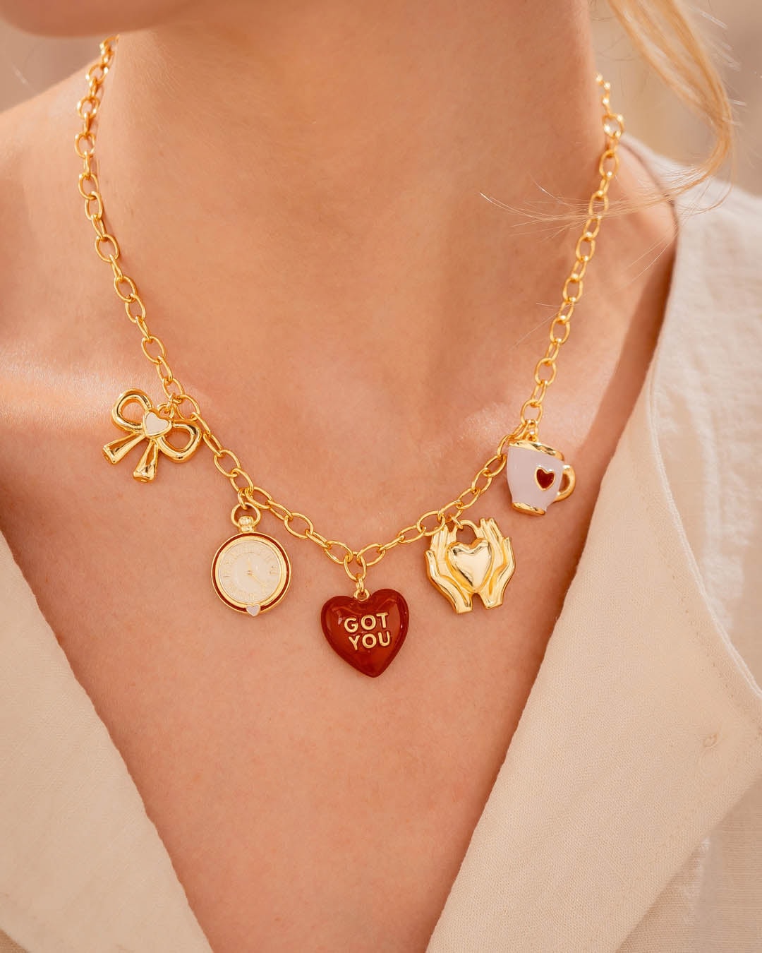 Collar Multicharms Formas del Amor - imagen 1