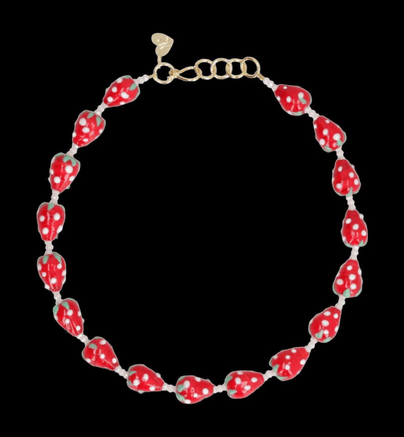Collar Fresas con Crema - imagen 1