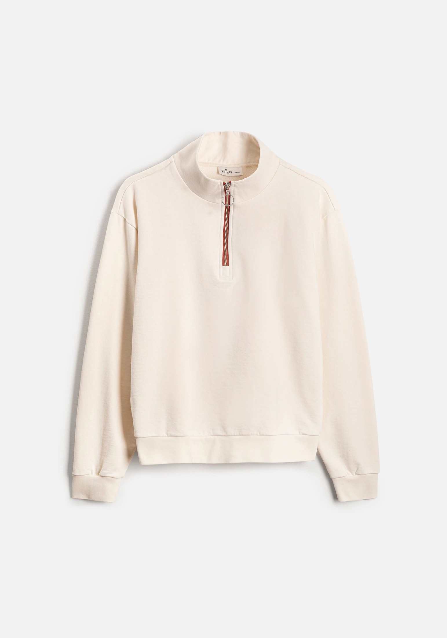 Saco Half Zip Missouri Marfil - imagen 1