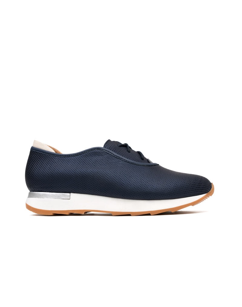 Tenis casuales de cuero texturizado para mujer REF LBT1153GM - imagen 1