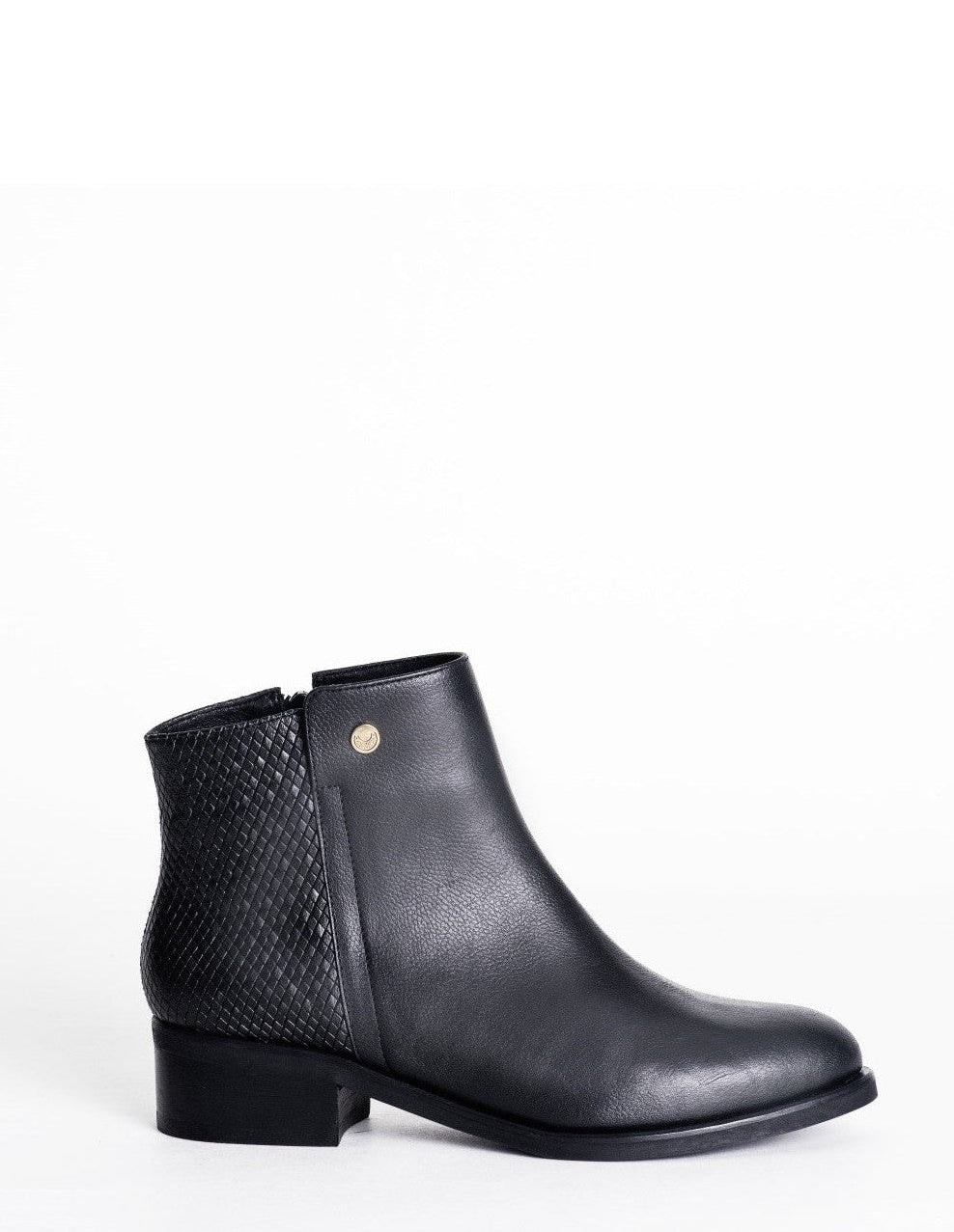 Botin Marbella Cuero Negro - imagen 1