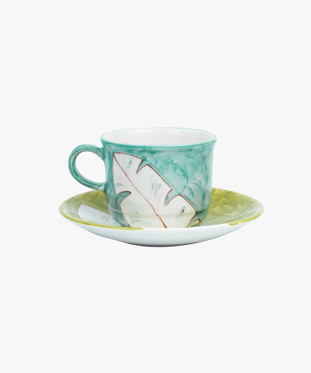 La Hoja Coffee or Tea Cup and Plate - imagen 1