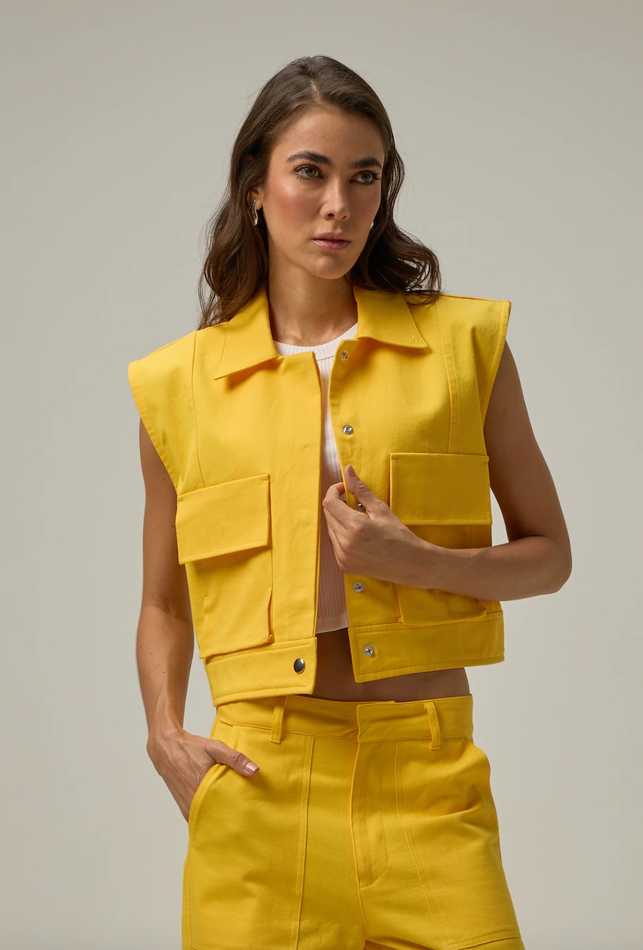 Chaleco Irene | Amarillo - imagen 1