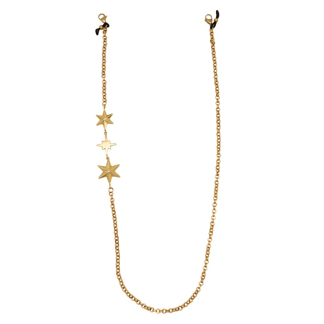 Cadena para gafas con estrellas - imagen 1