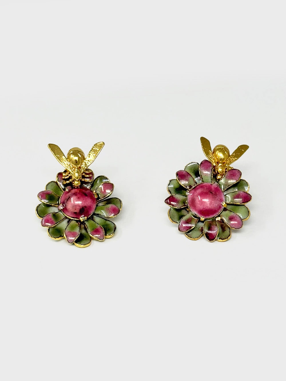 Aretes Frailejon rosa - imagen 1