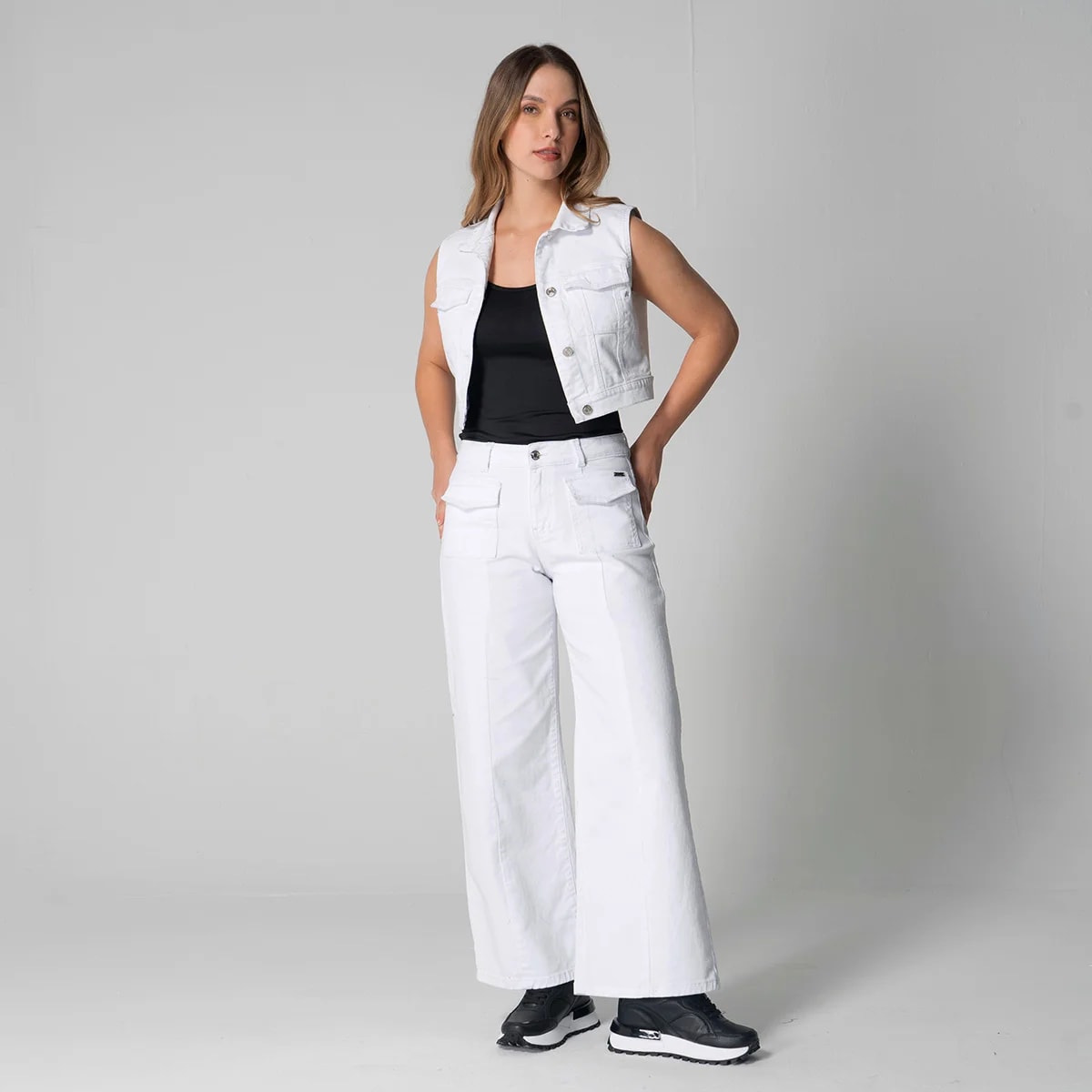 Pantalon Denim Wide Leg Villana - imagen 1