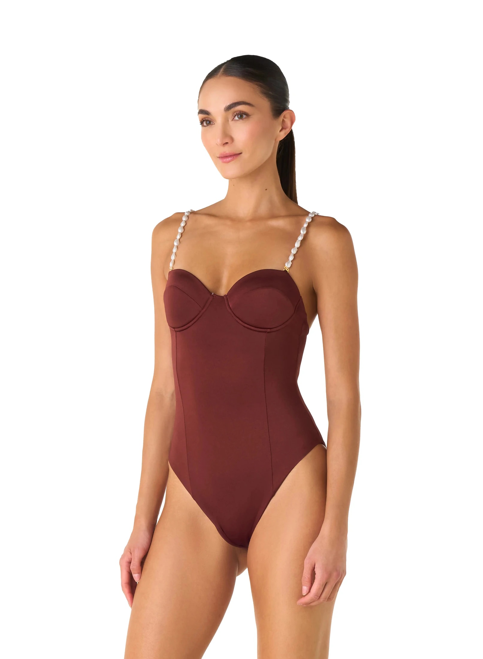 Vestido de Baño Entero Mare Merlot - imagen 1
