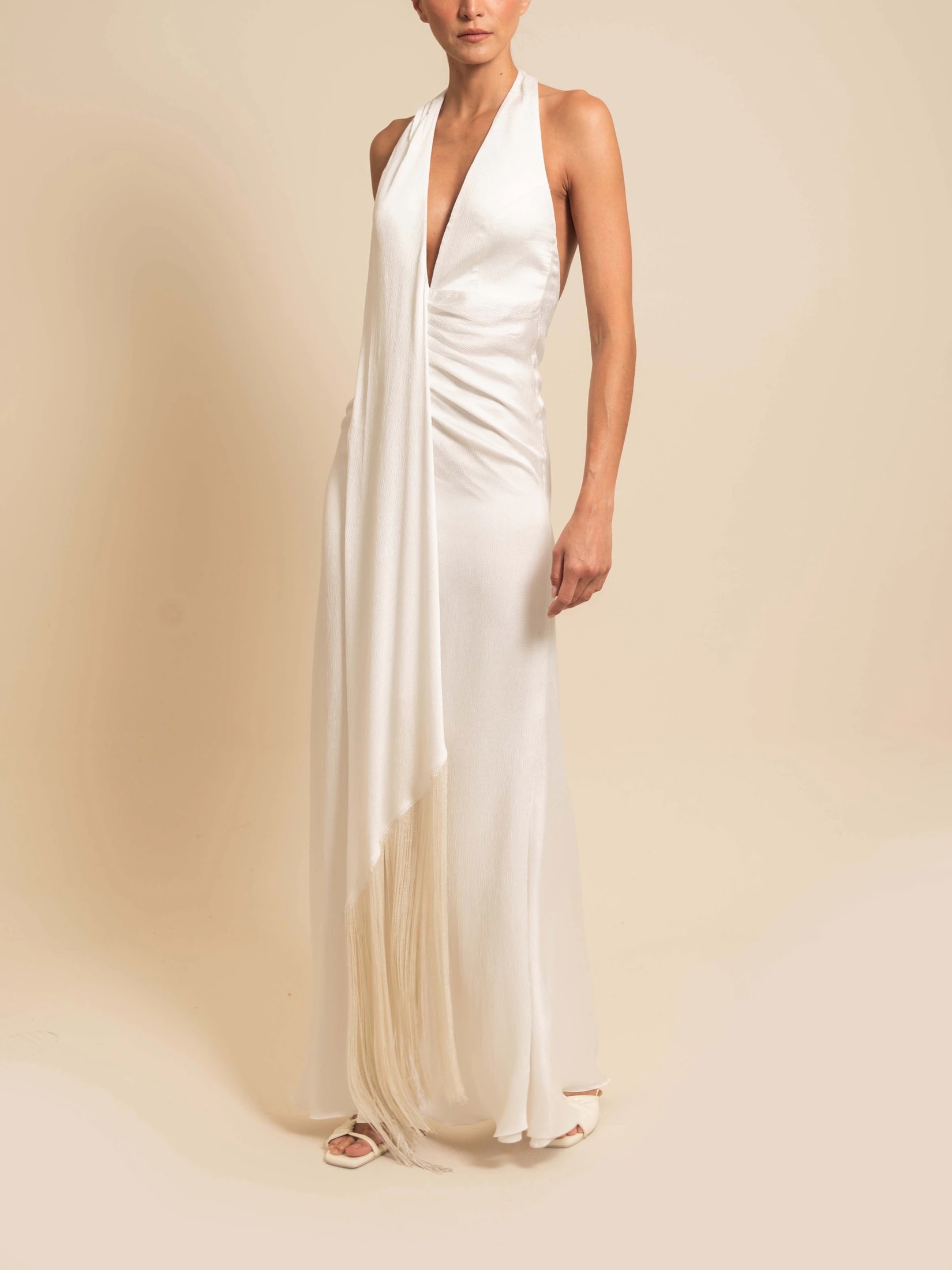 GEORGINA DRESS IVORY - imagen 1