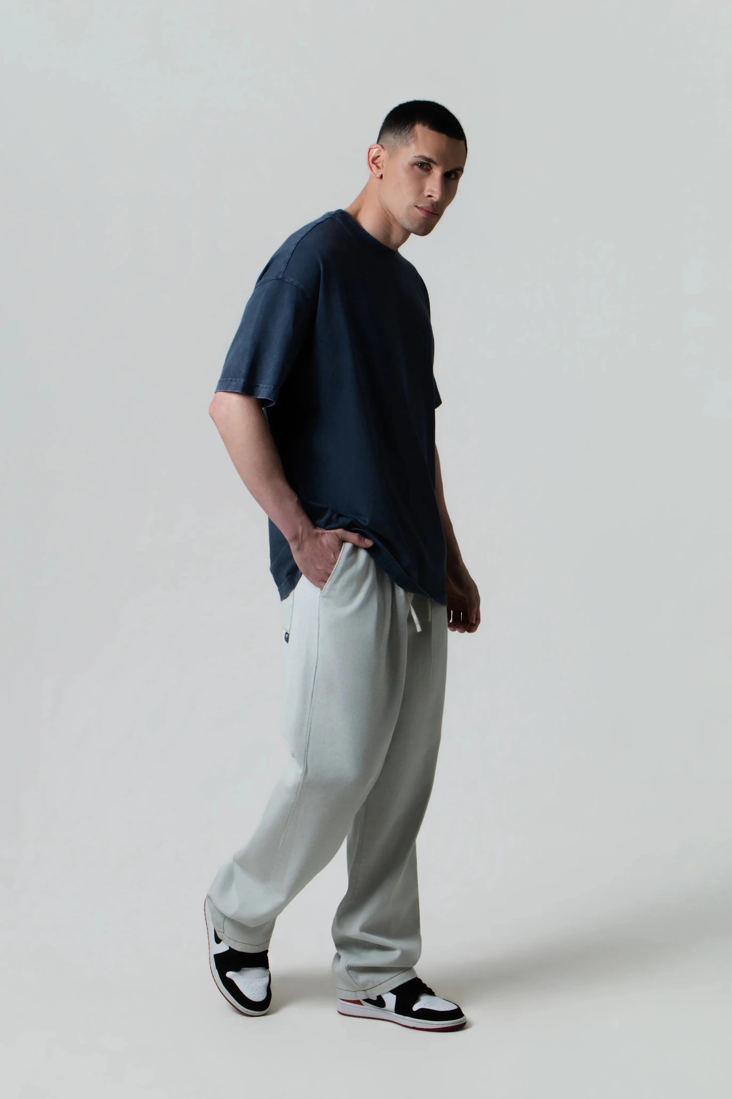 PANTALON JOGG COLOR AZUL CLARO - imagen 1
