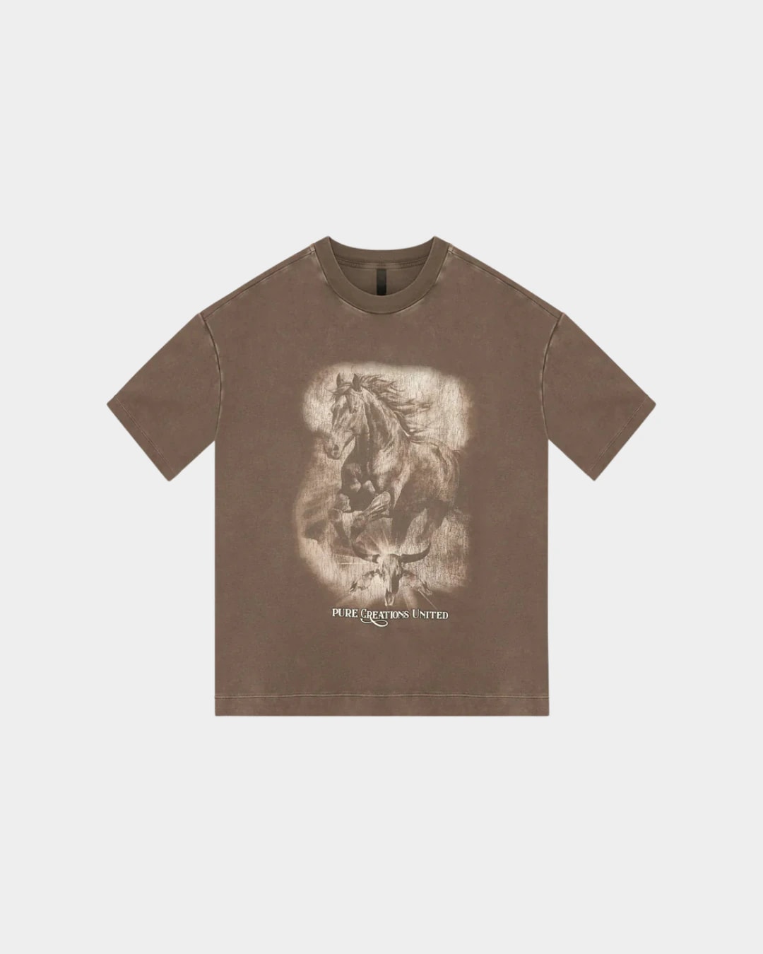 BEFORE THE WEST BROWN T-SHIRT - imagen 1