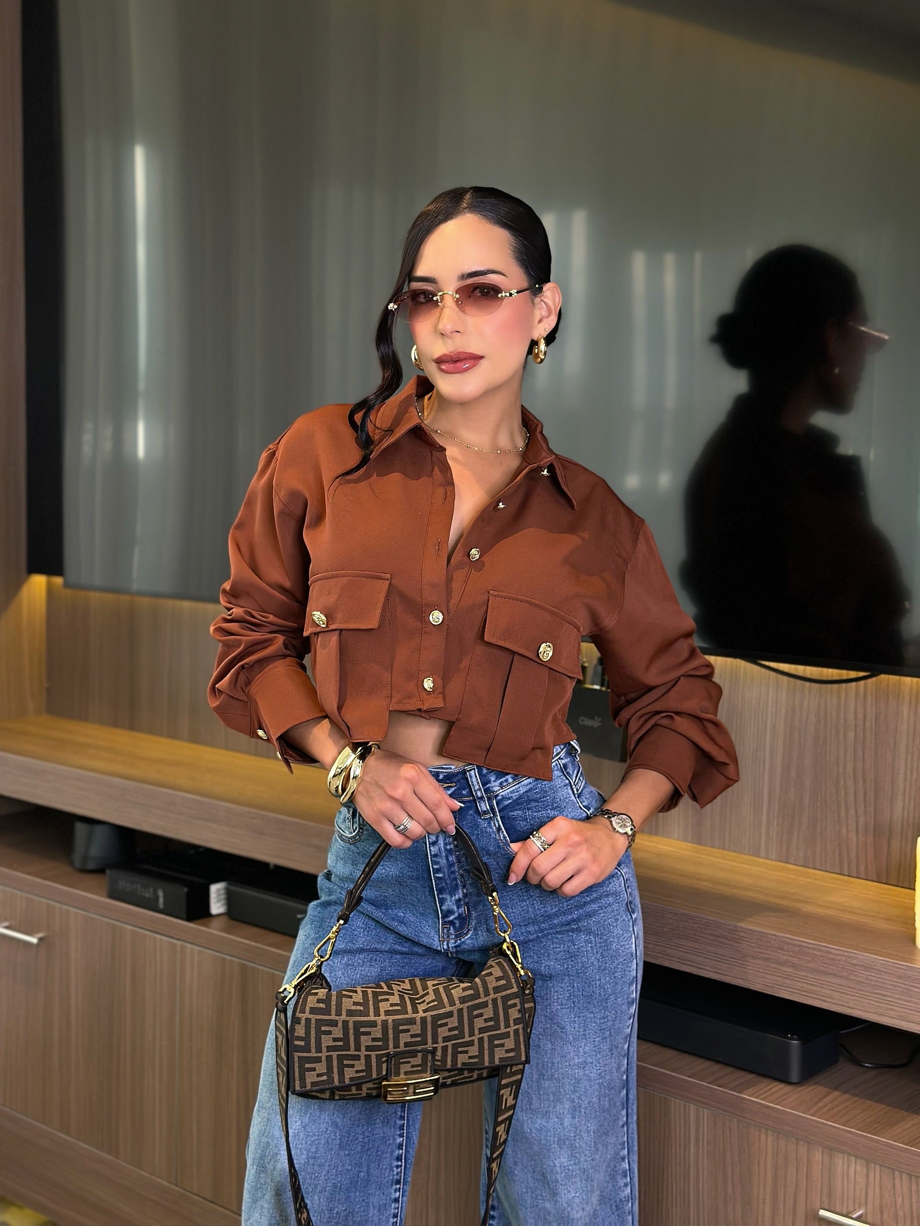 BLUSA SIENNA MOCCA - imagen 1