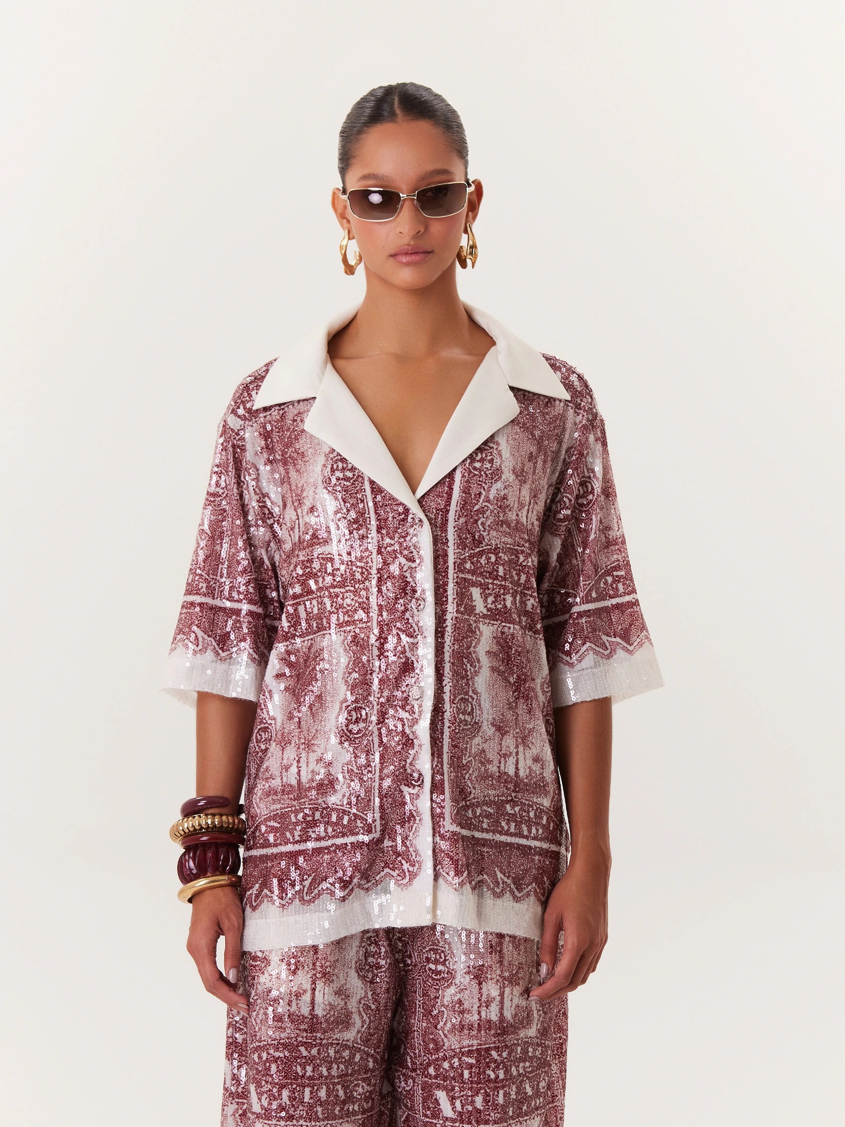Blouse Antojito 22  - Vino - imagen 1