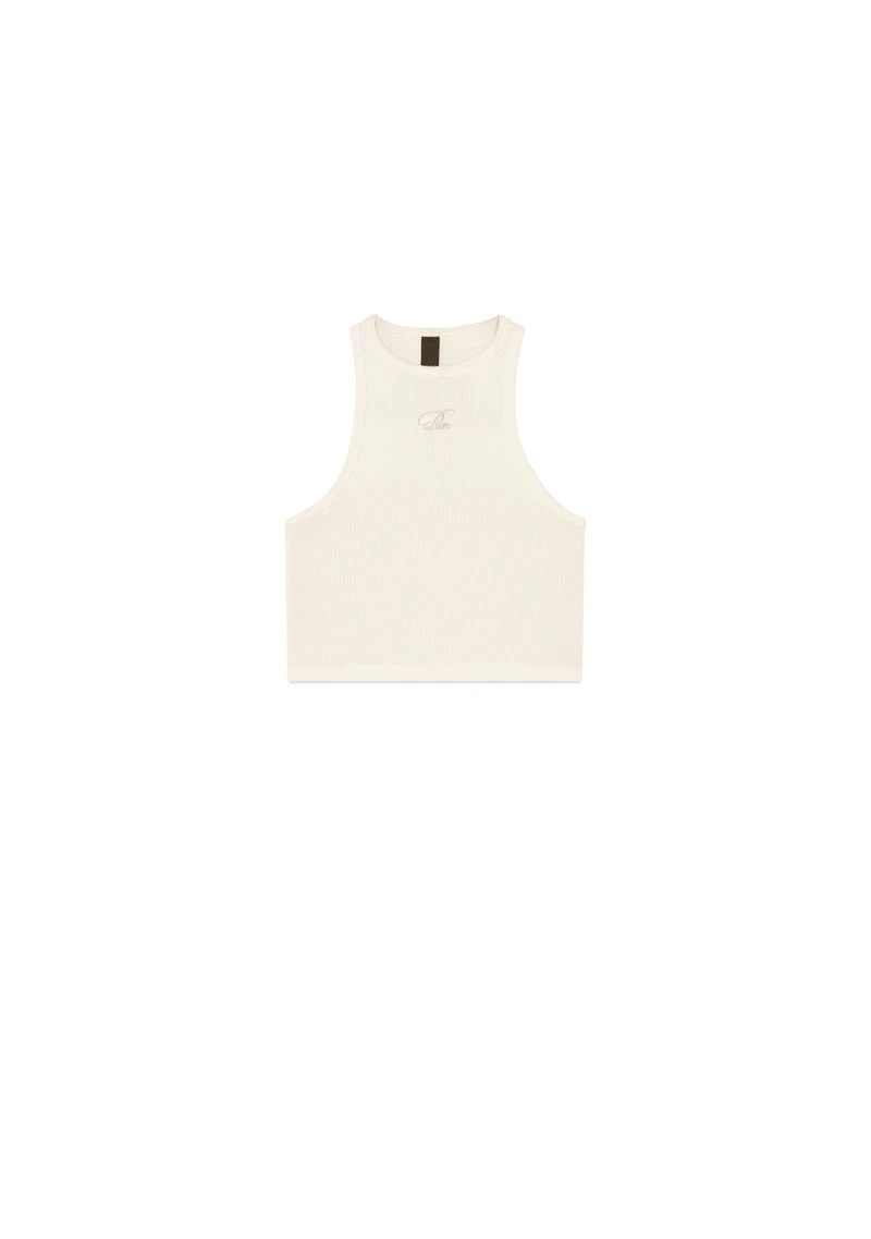Heraldic cream crop top - imagen 1